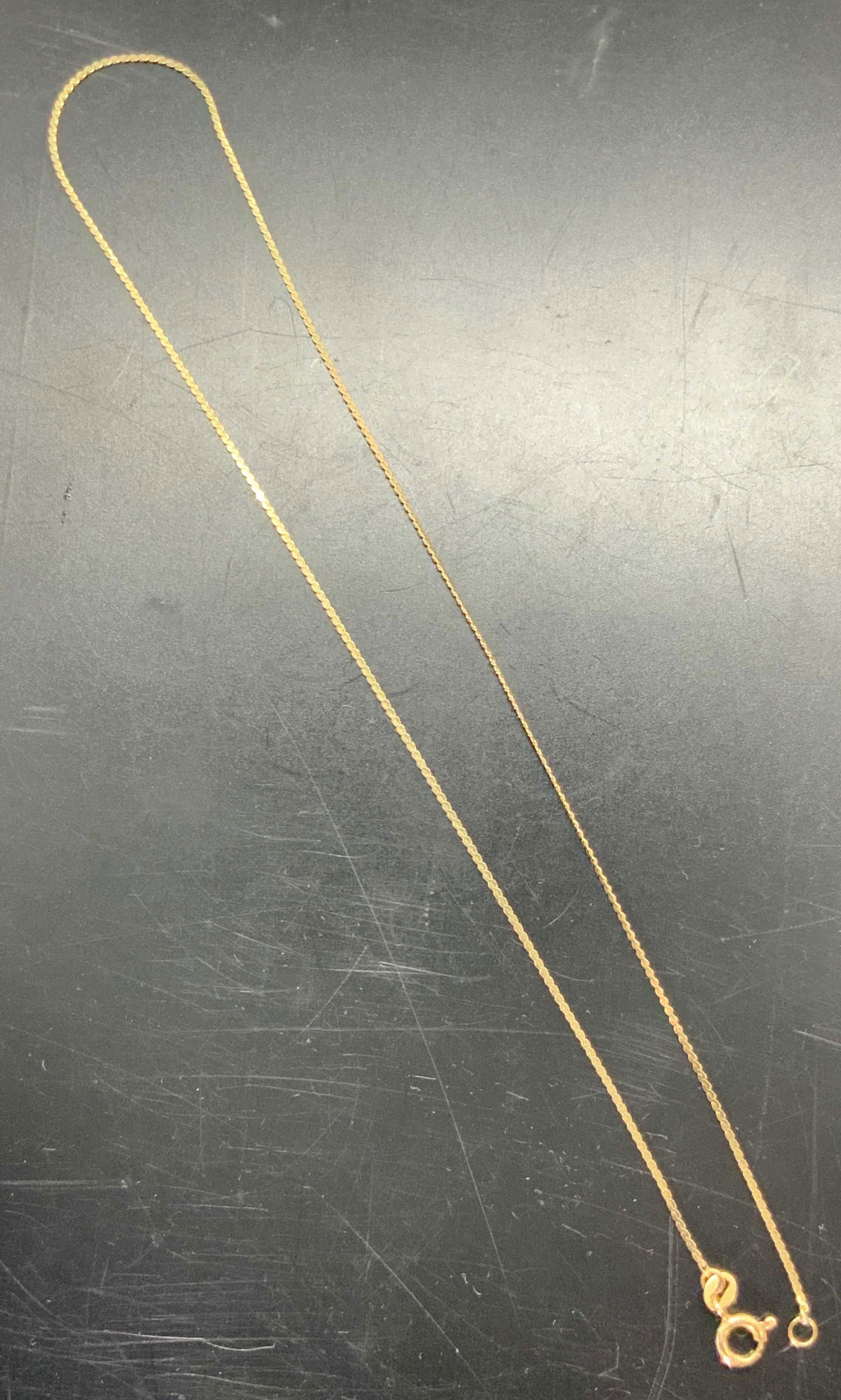 Vintage 14K Italian Snake Chain Necklace, Jewelry (1 of 10)