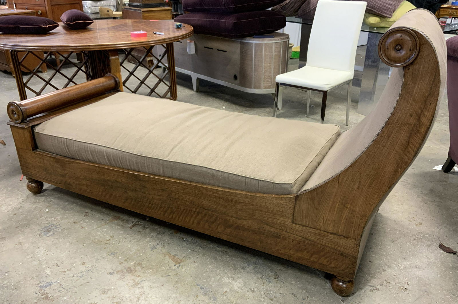 Antique French Empire Day Bed Chaise c. 1820’s (1 of 11)