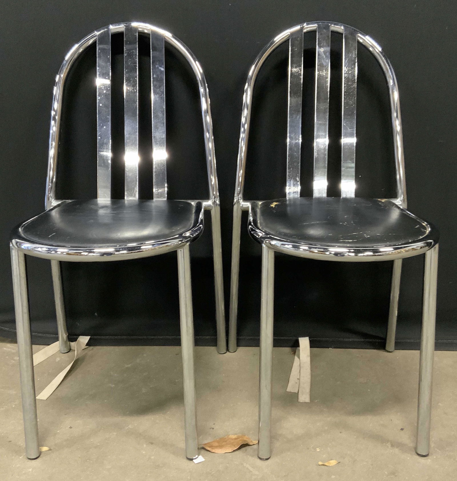 Pair Retro ROBERT MALLET STEVENS Style Chairs (1 of 11)