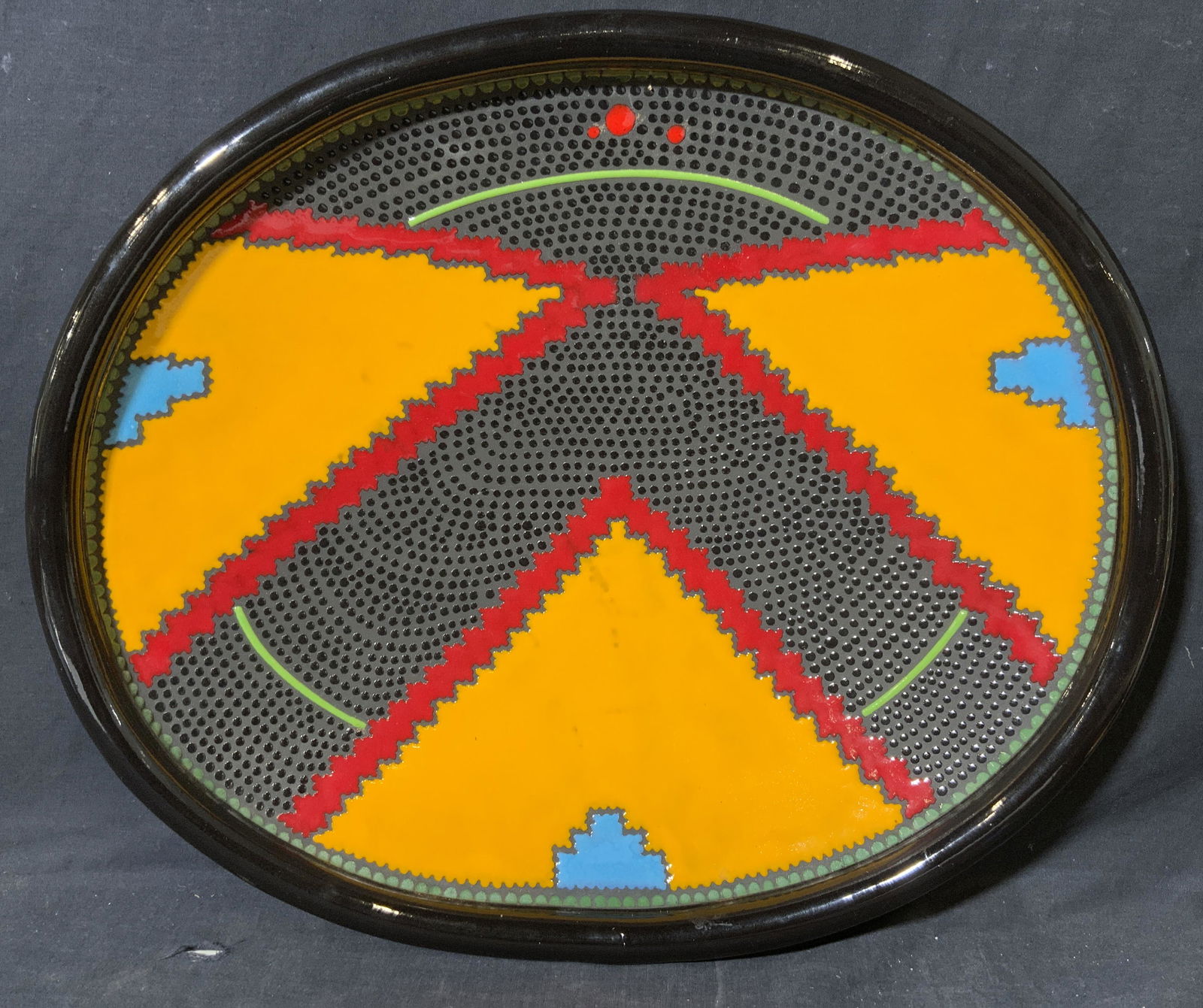 Grand South American Ceramic Plate (1 of 9)