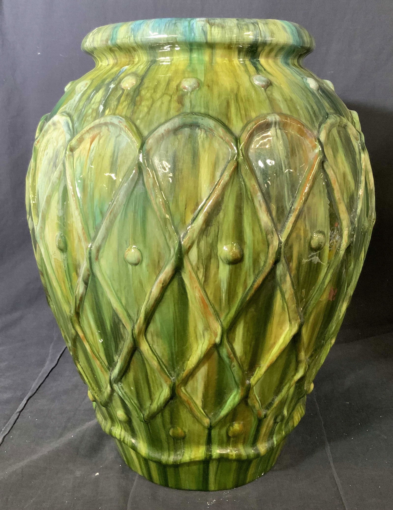 Extra Large Ceramic Glazed Planter (1 of 8)