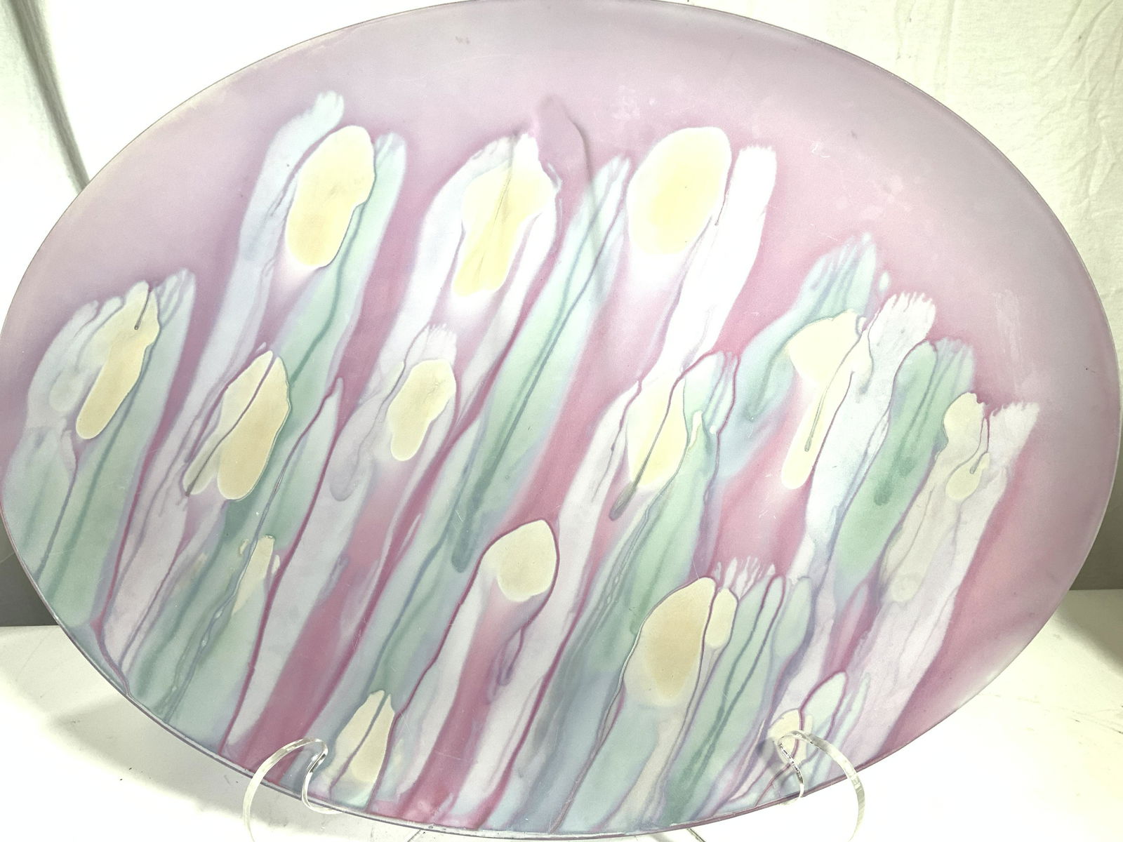 Shaded Art Glass Display Platter (1 of 5)