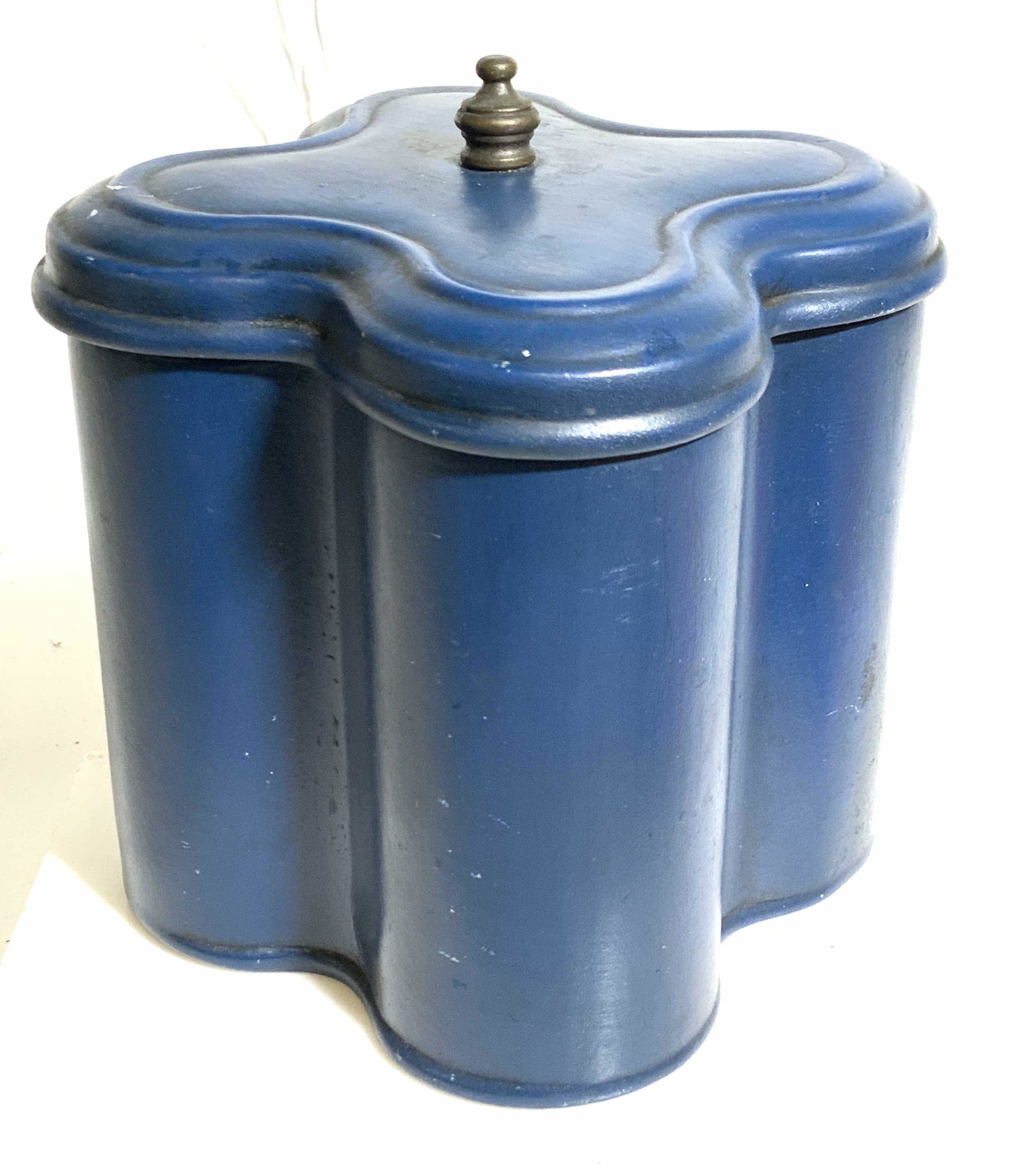 Mid Century Hand Painted Ceramic Lidded Jar (1 of 6)