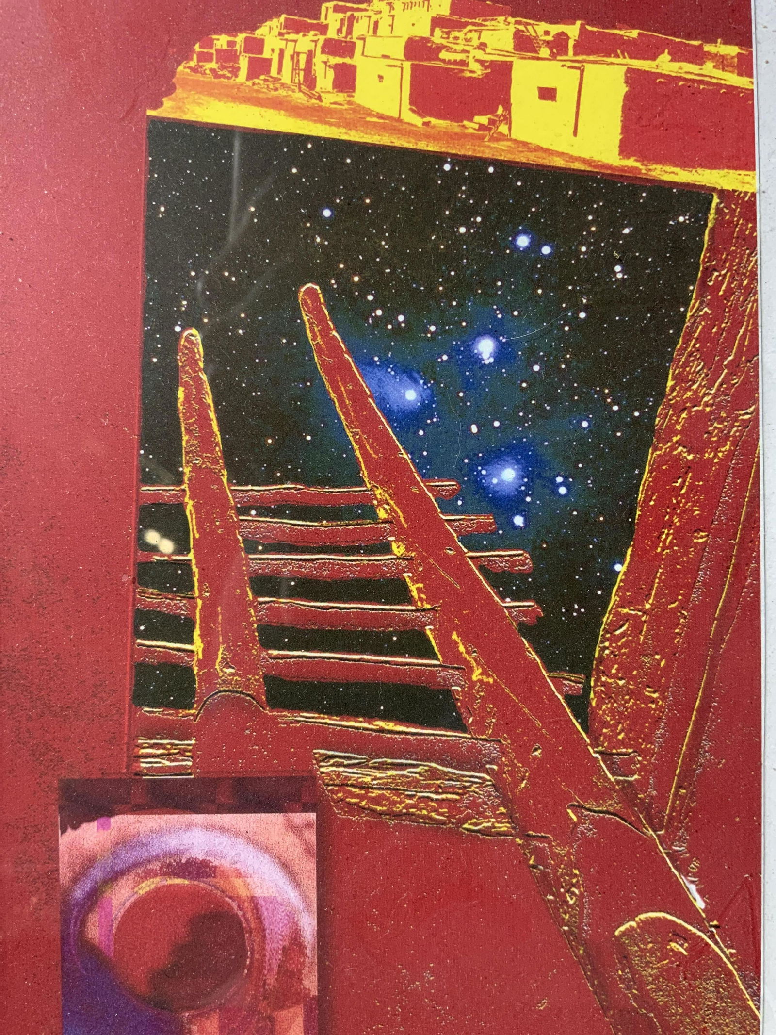 TURTLE HEART Abstract Ladder Lithograph (1 of 9)