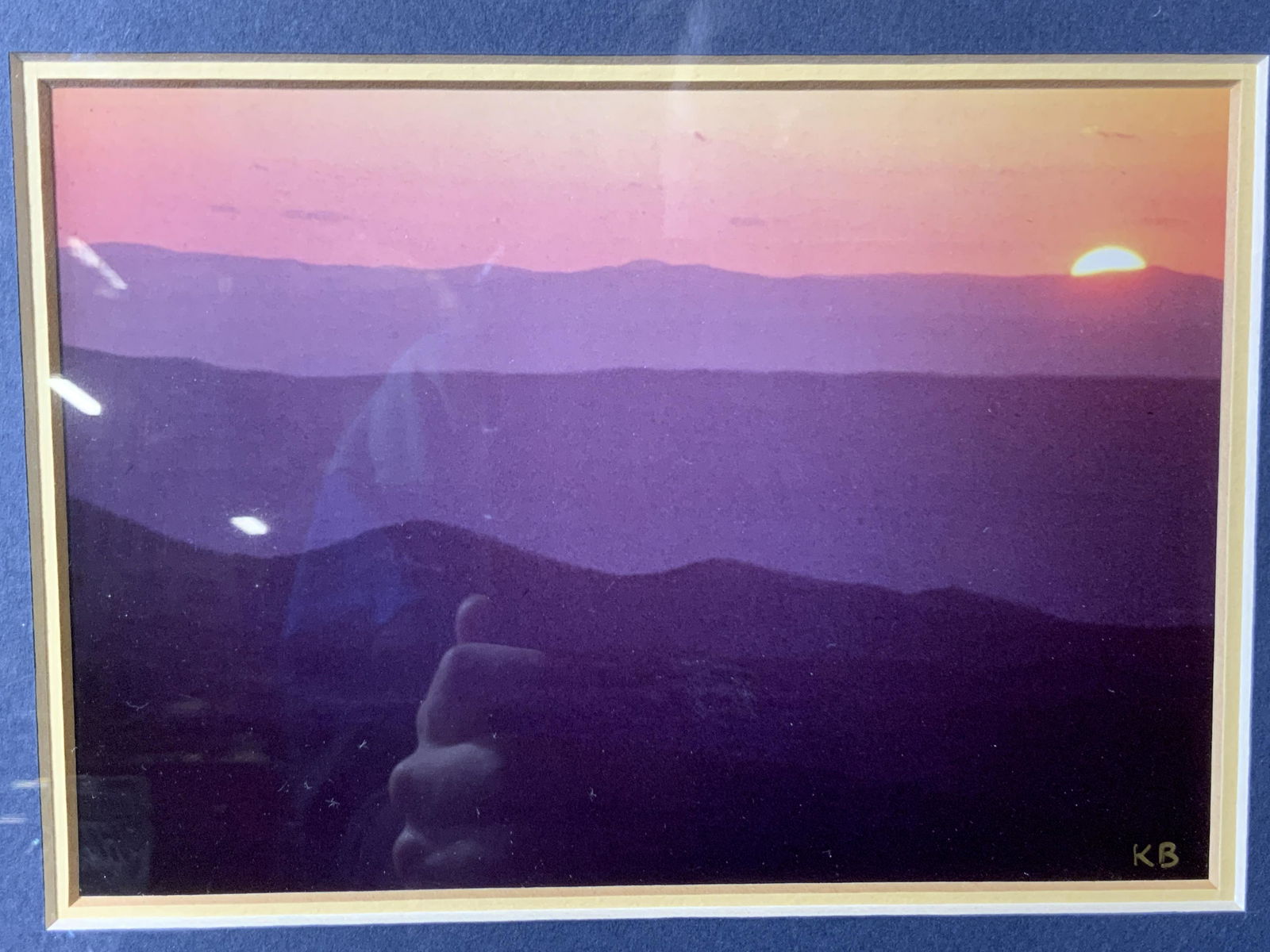 KB Signed Sunset Photograph (1 of 8)