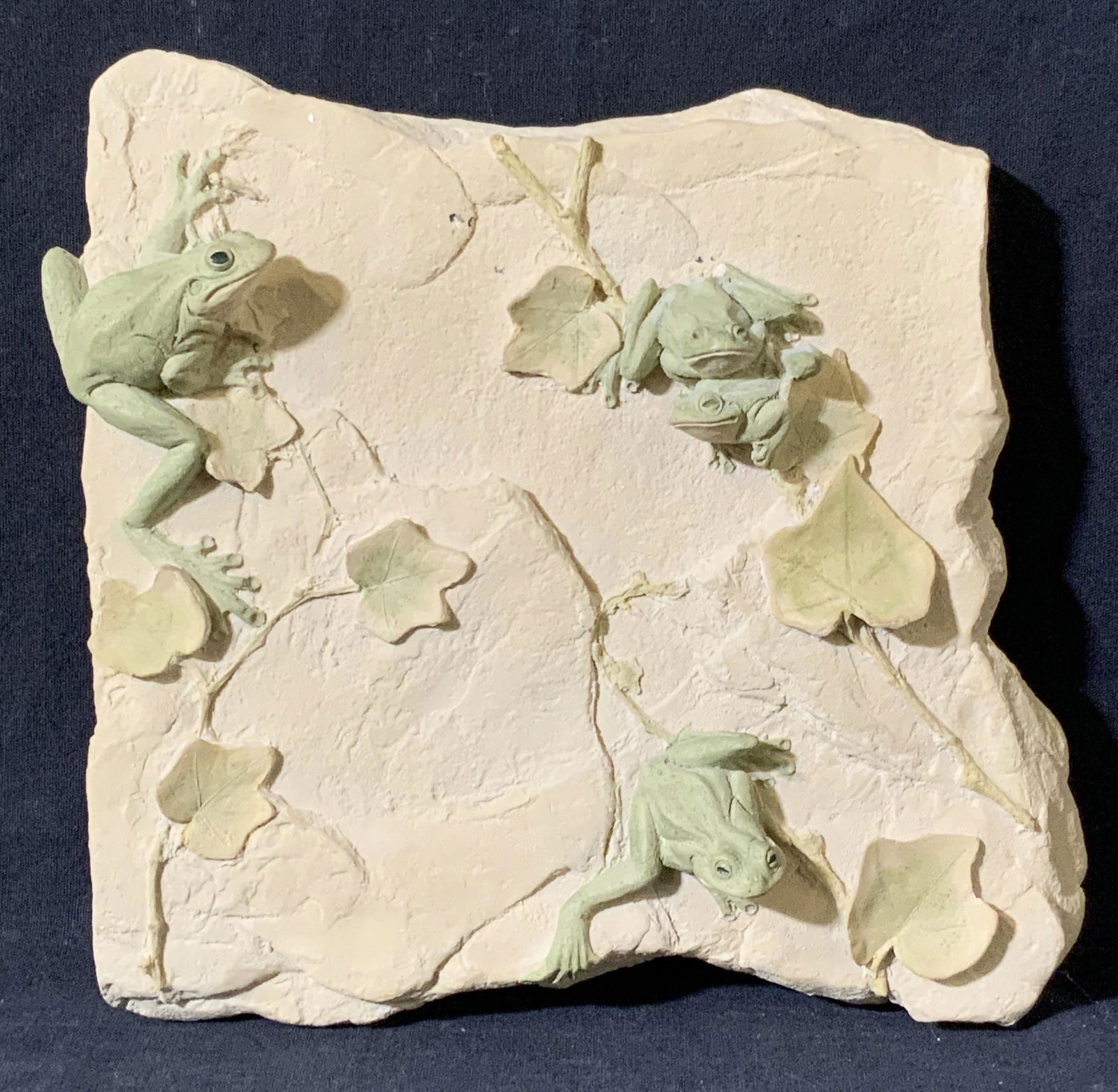 Vintage Frog Motif Garden Stone (1 of 9)