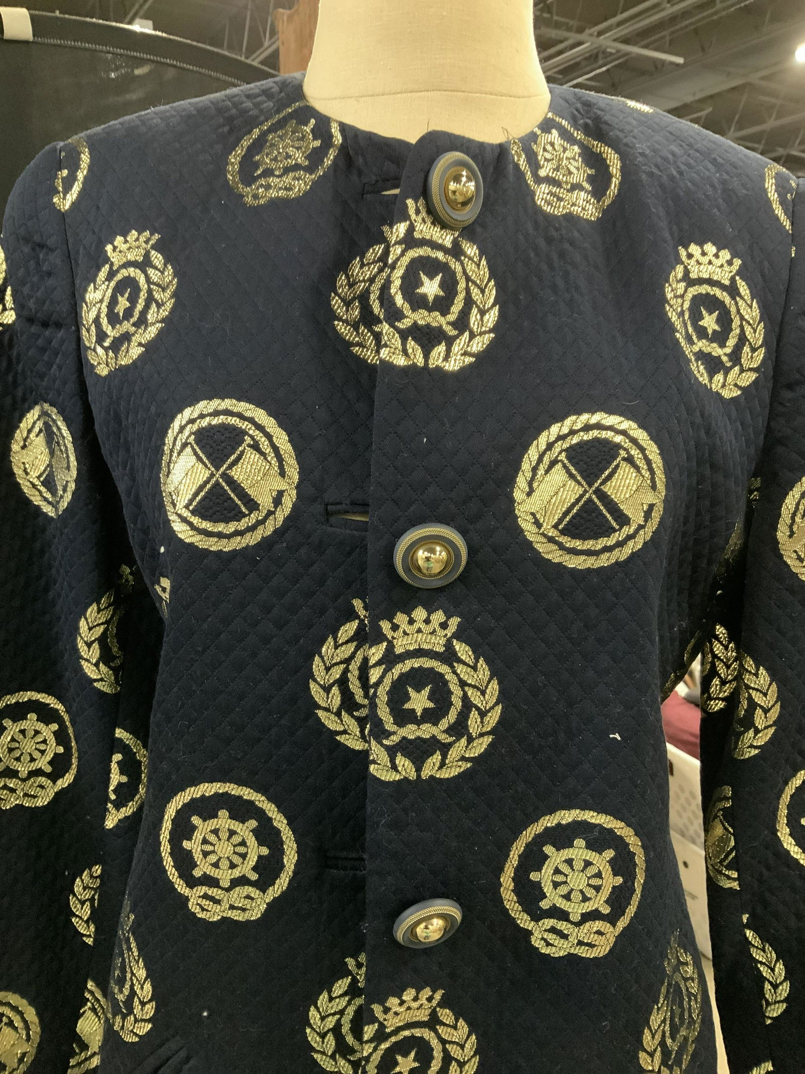 ALBERT NIPON Nautical Cotton Tunic Blazer (1 of 9)