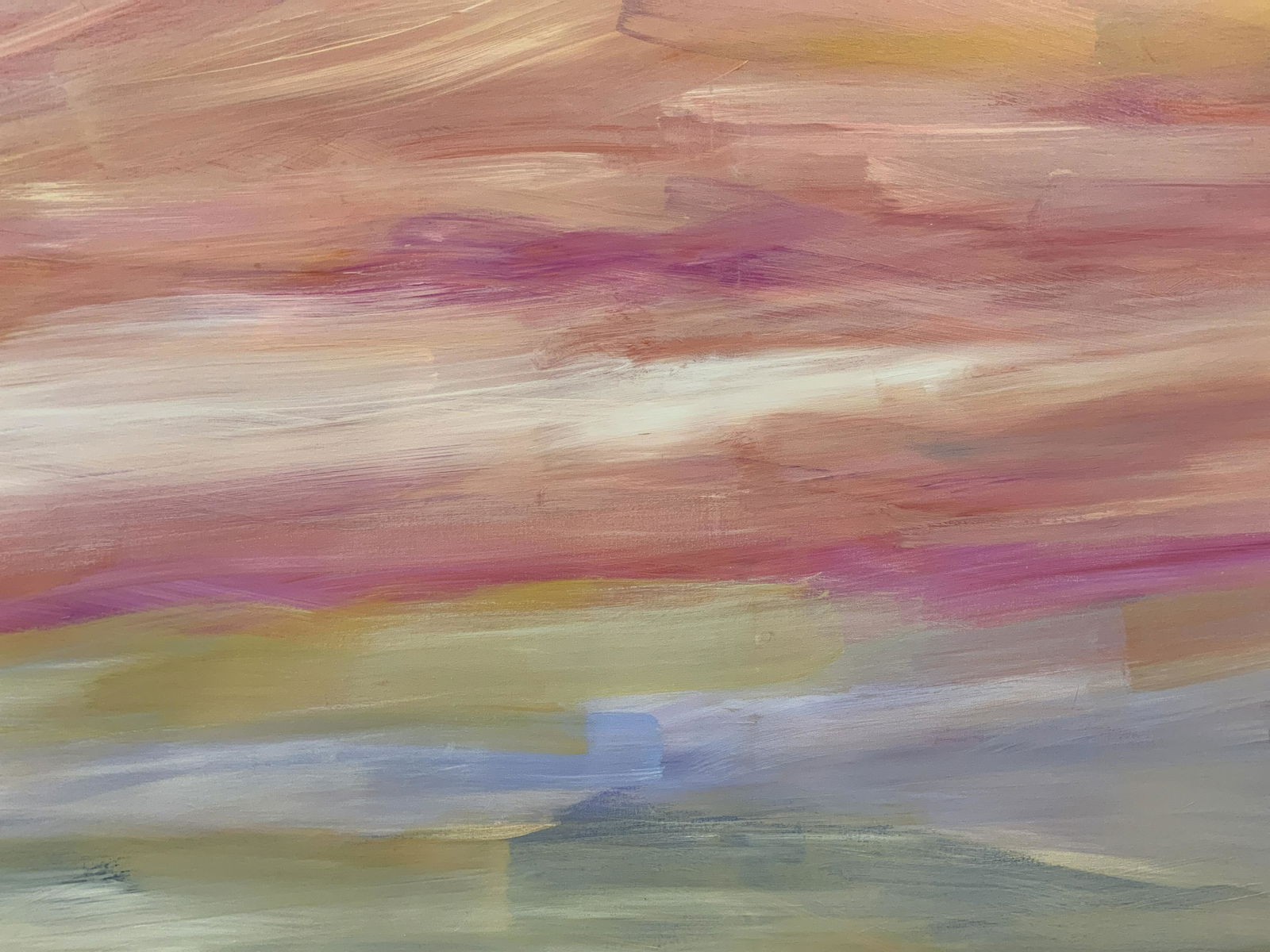 STAN LINDWASSER Signed Abstract Sunrise Tones (1 of 9)