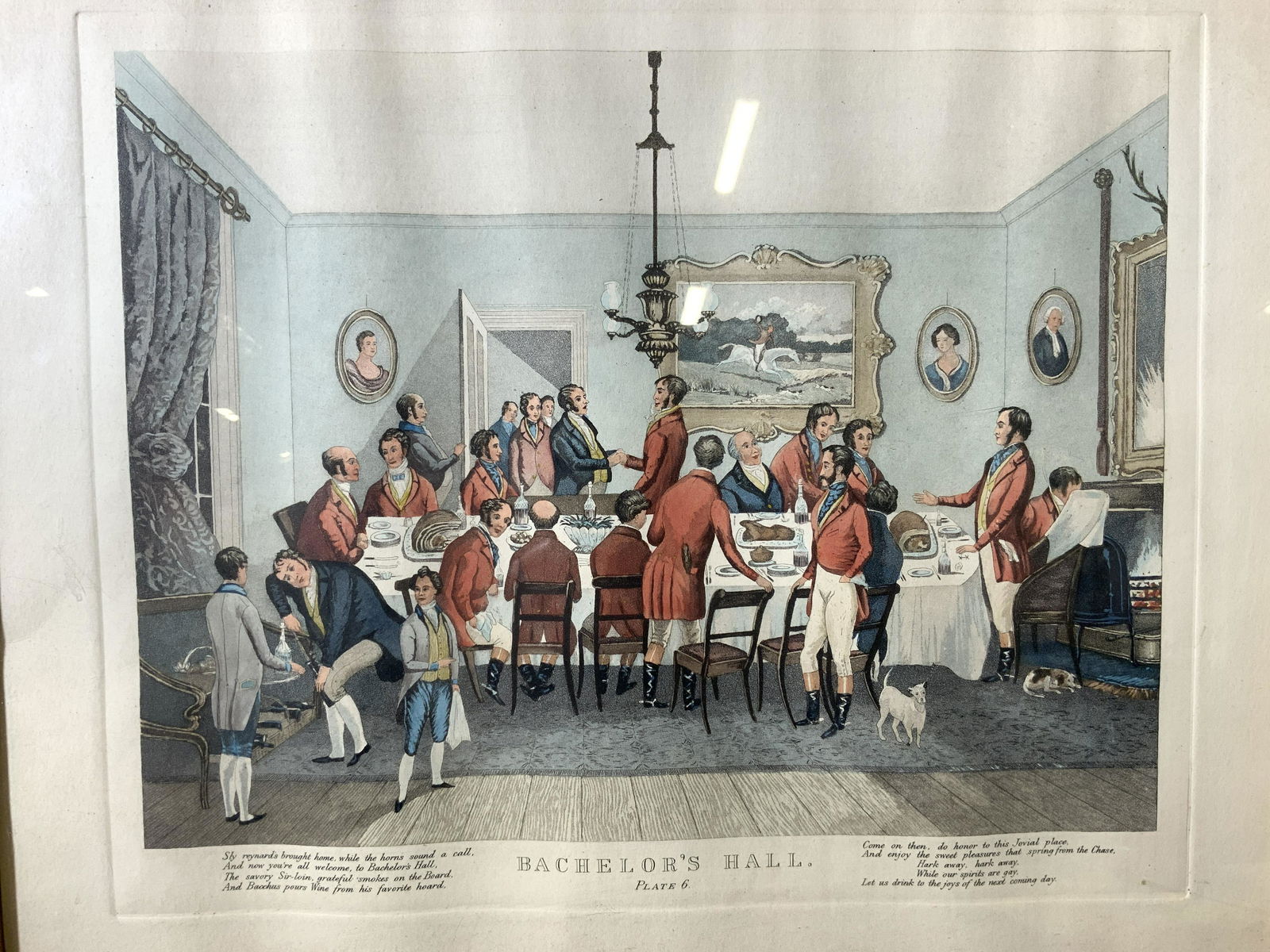 Bachelorâ€™s Hall Framed Lithograph (1 of 8)
