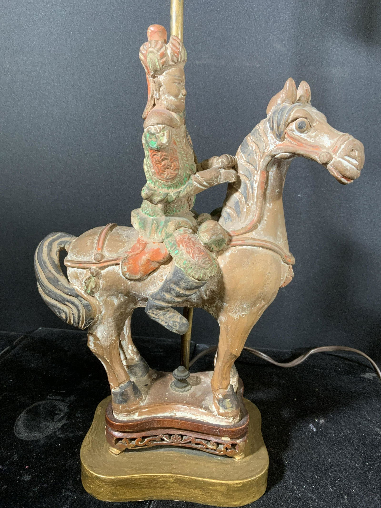 Vintage Asian Figural Tabletop Lamp (1 of 7)
