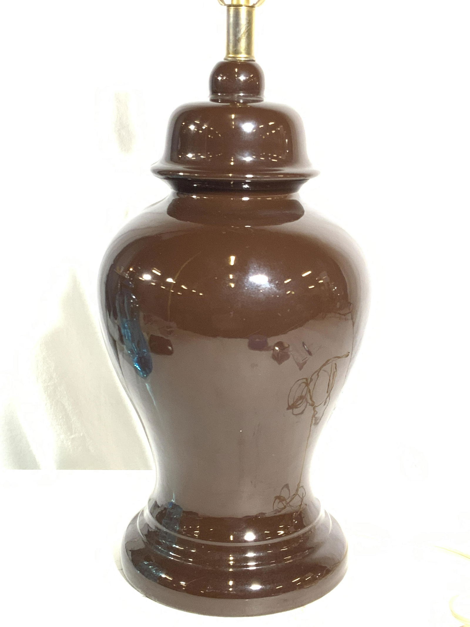 Asian Ginger Jar Style Ceramic Table Lamp (1 of 10)