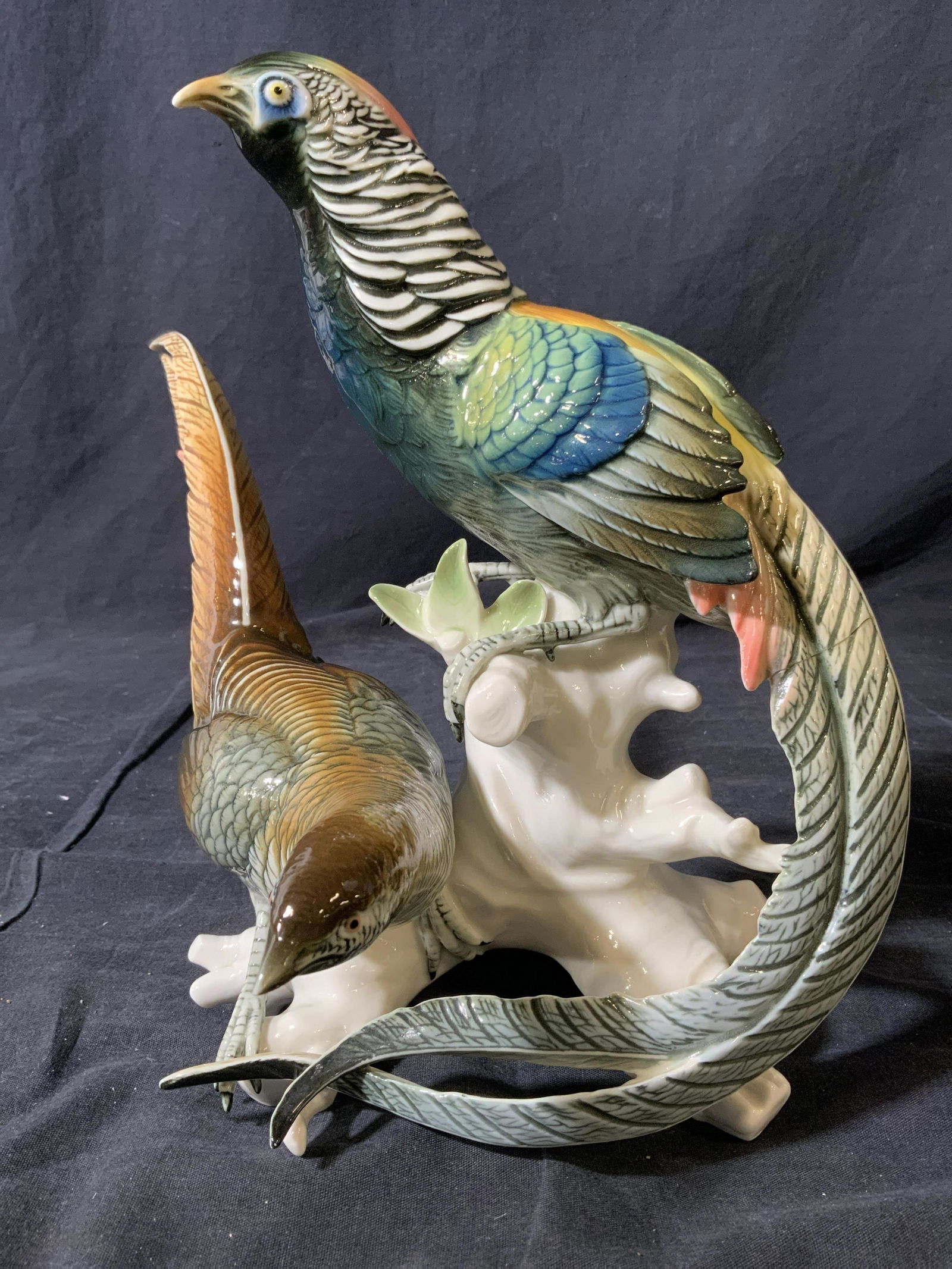 Vintage KARL ENS Bird Figures On Branches (1 of 10)