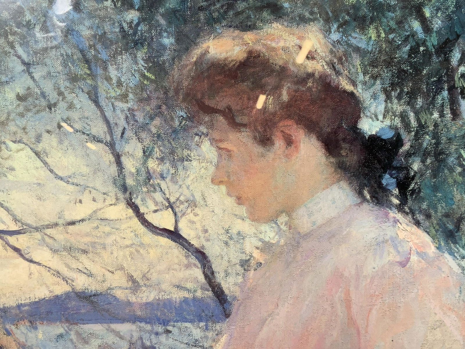 FRANK BENSON Lithograph of Eleanor (1 of 8)