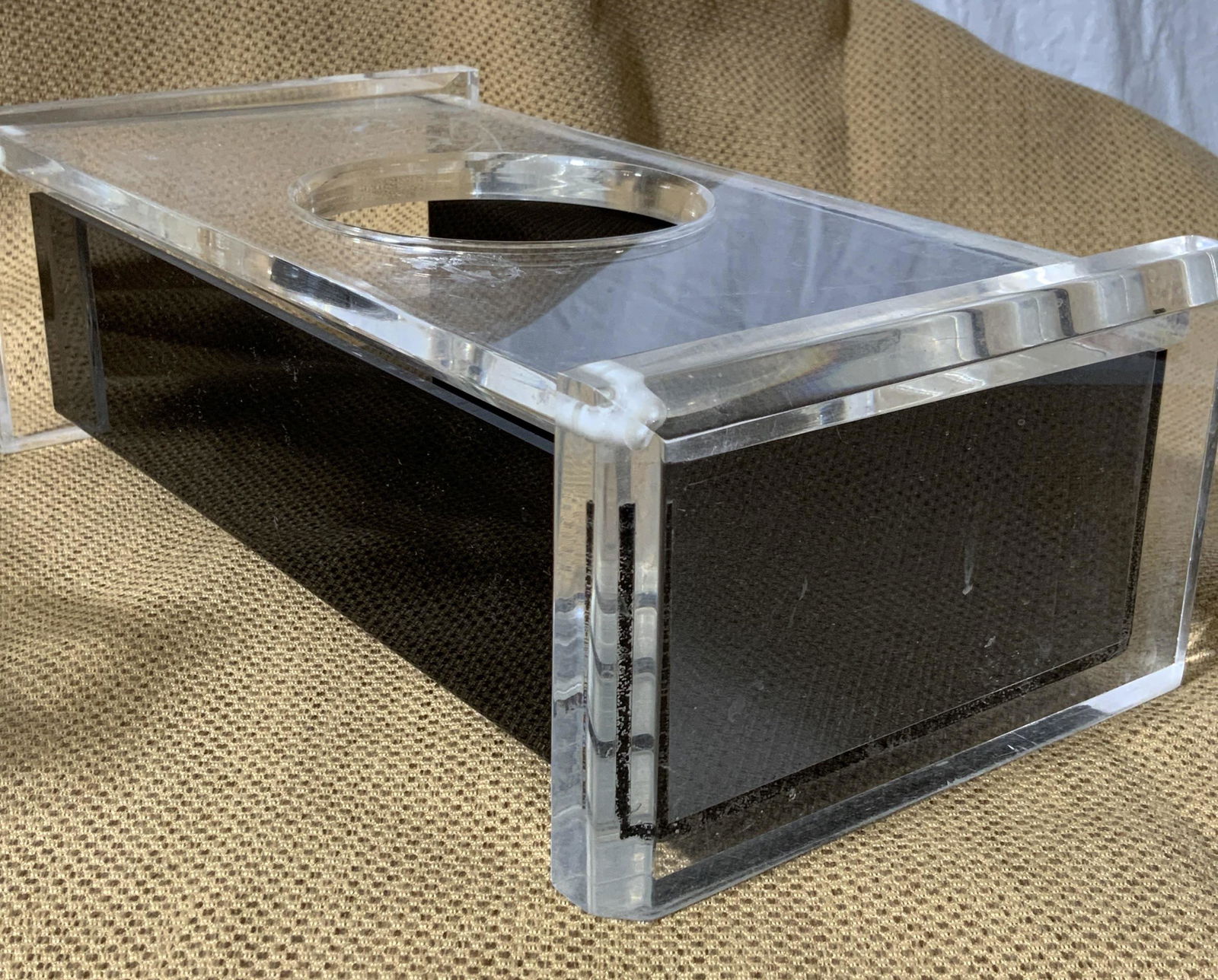 Grp 2 LUCITE Tissue Box Covers, Collectible Vtg (1 of 8)