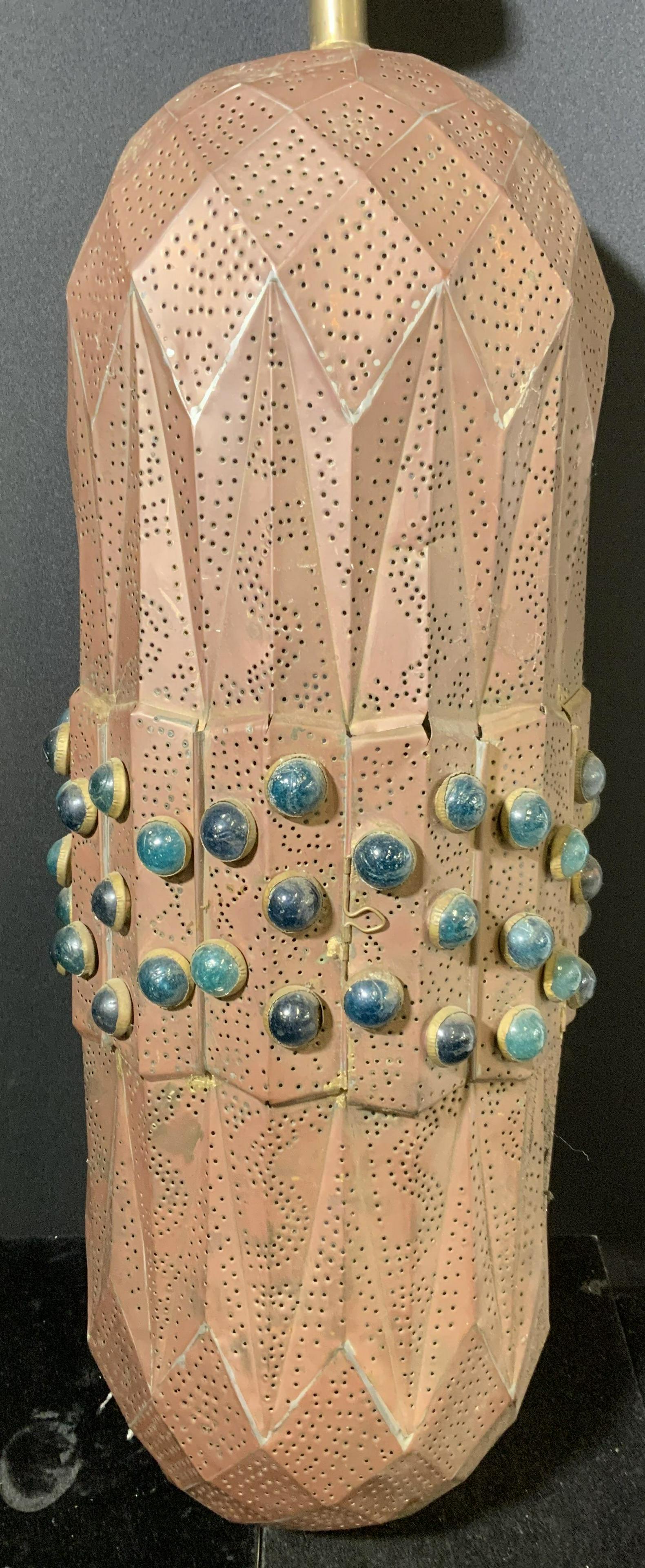 Pierced Brass Hanging Fixture (1 of 5)