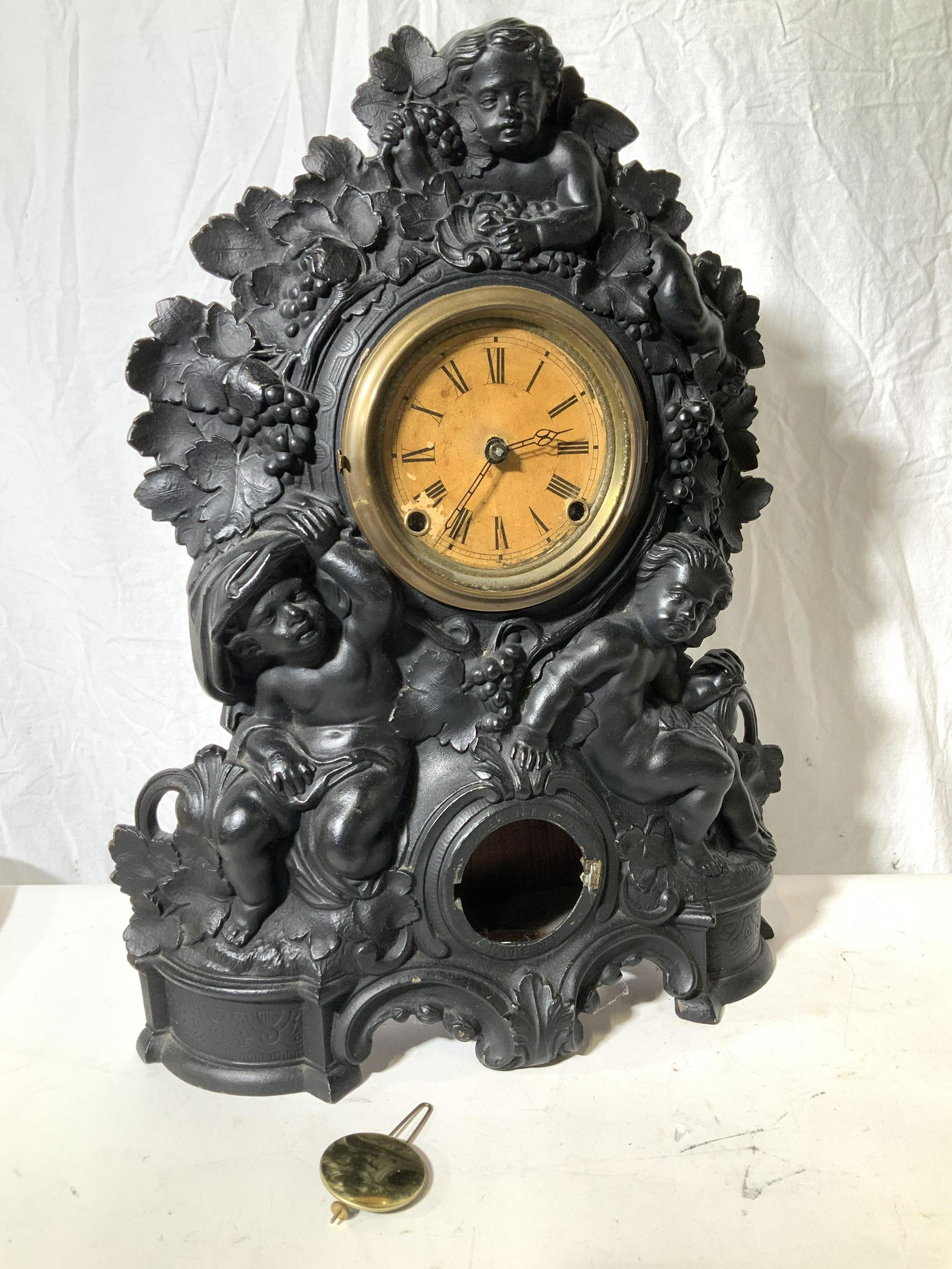 MULLER Cherub Vintage Metal Mantle Cloth (1 of 11)