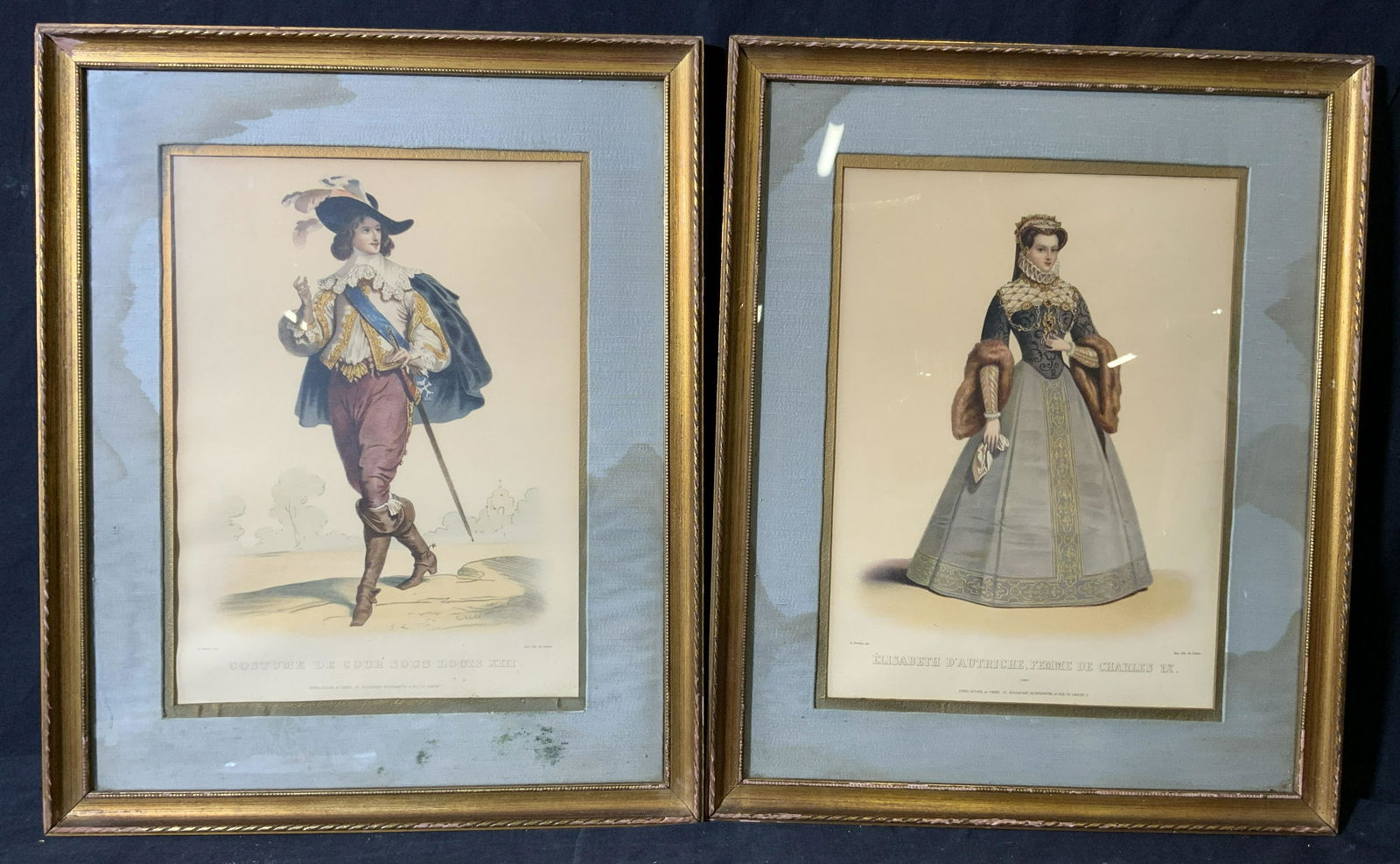 Lot 2 Lithograph Portraits of French Monarchs (1 of 7)