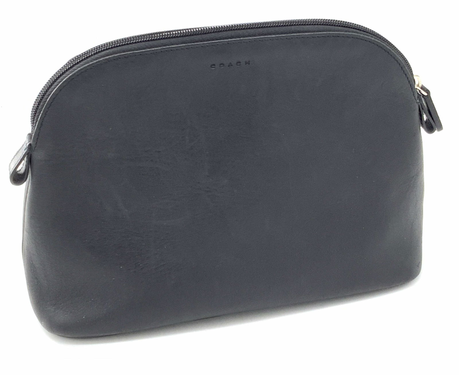 COACH Black Cowhide Cosmetics Travel Bag (1 of 10)