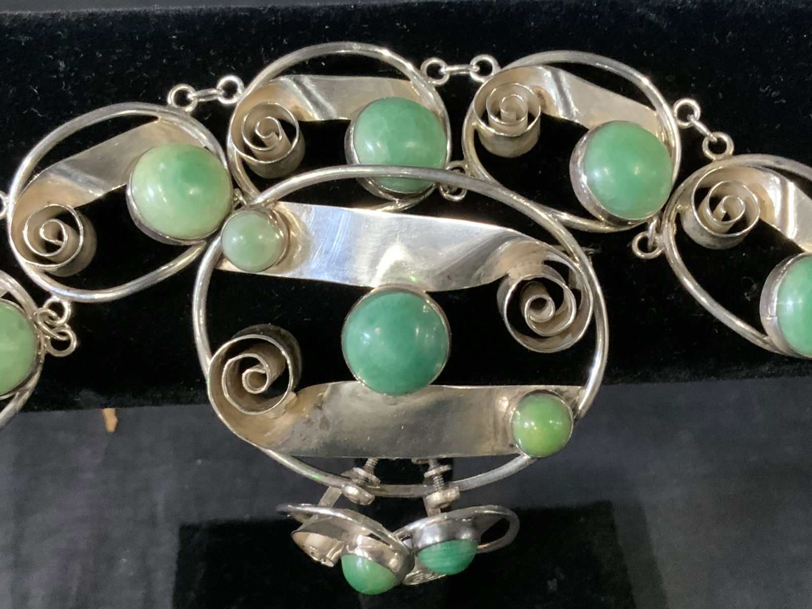 Mexican Silver & Stone Jewelry Set 4 (1 of 12)