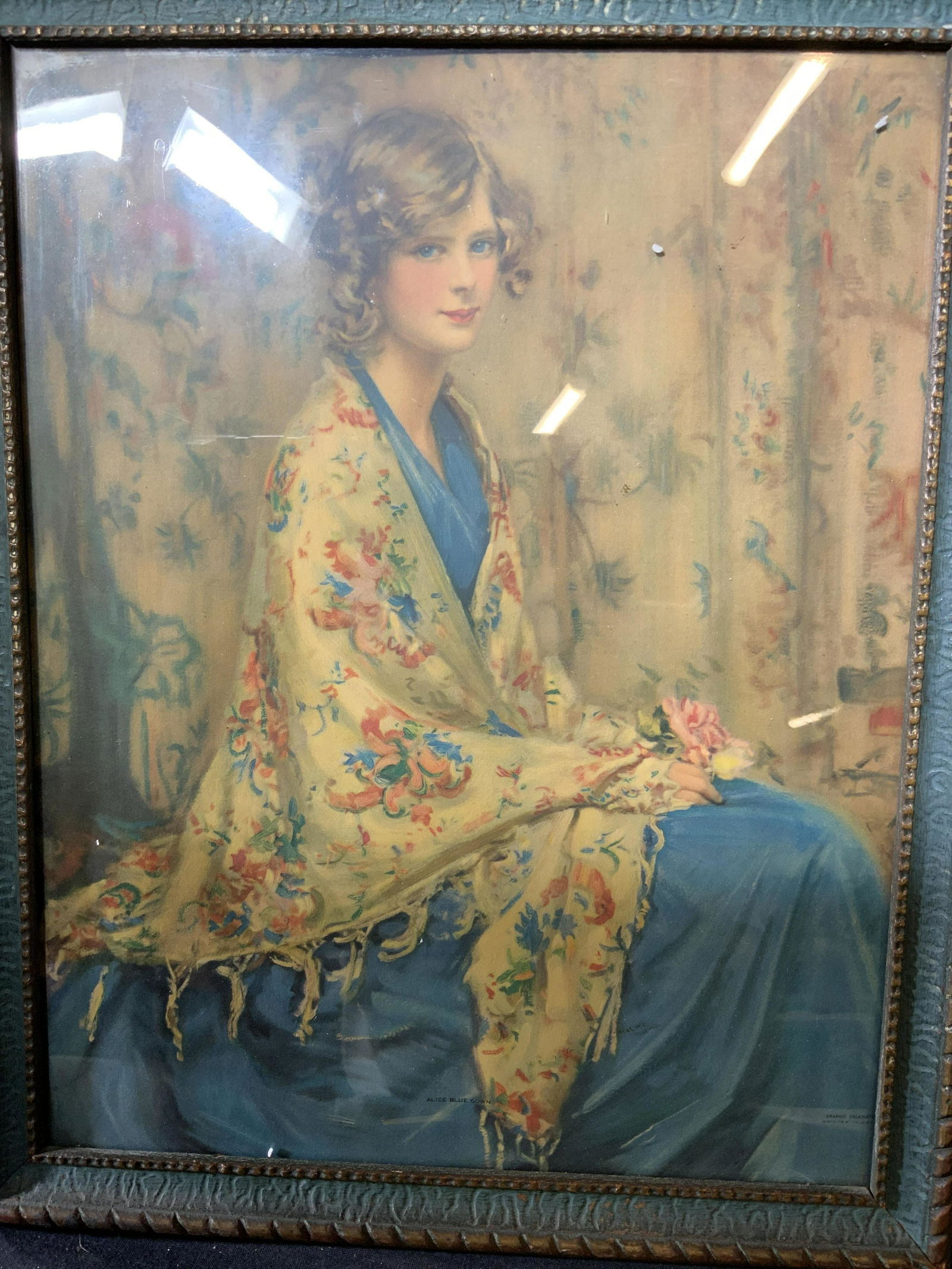Alice blue 2025 gown print