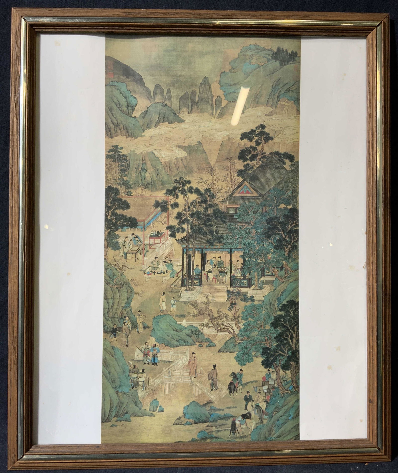 Mountainside Asian Village Lithograph (1 of 9)