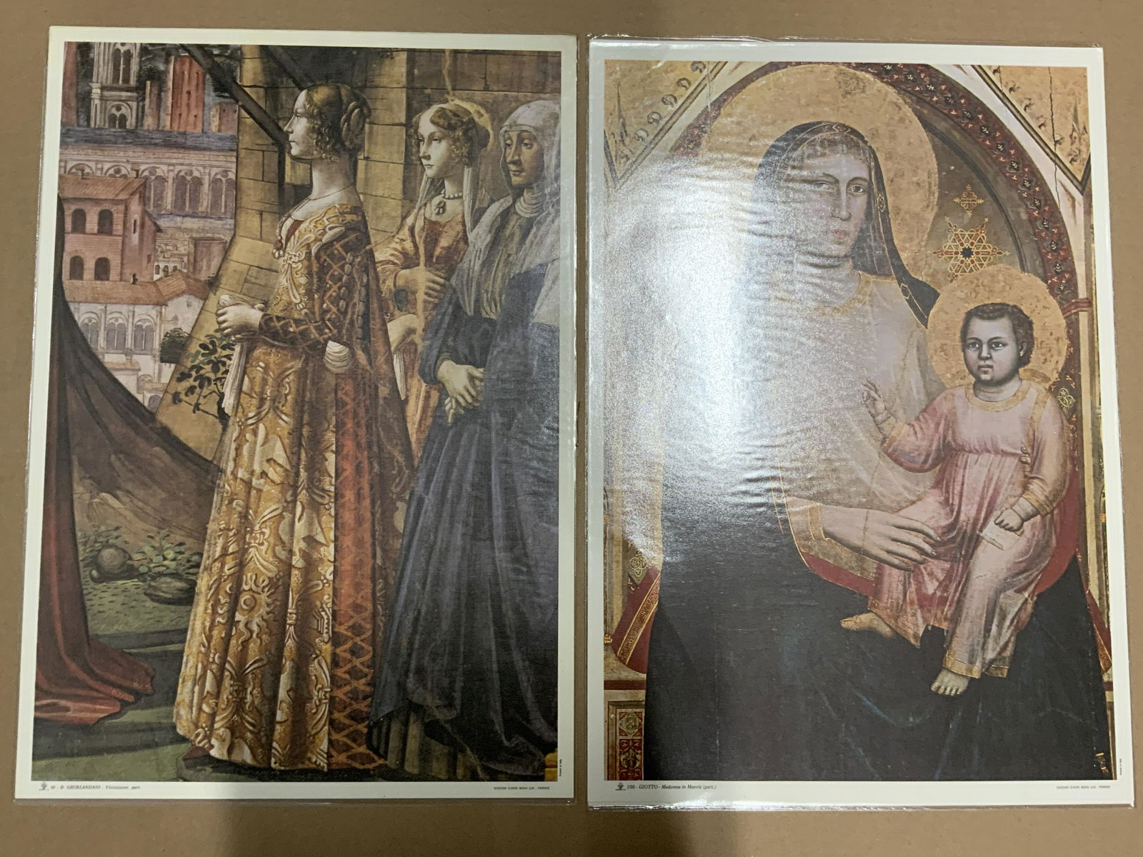 Lot 4 GIOTTO and GHIRLANDAIO Prints (1 of 6)