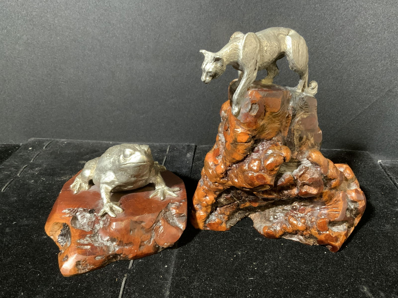 Lot 2 Metal & Wood Animal Figurals (1 of 5)