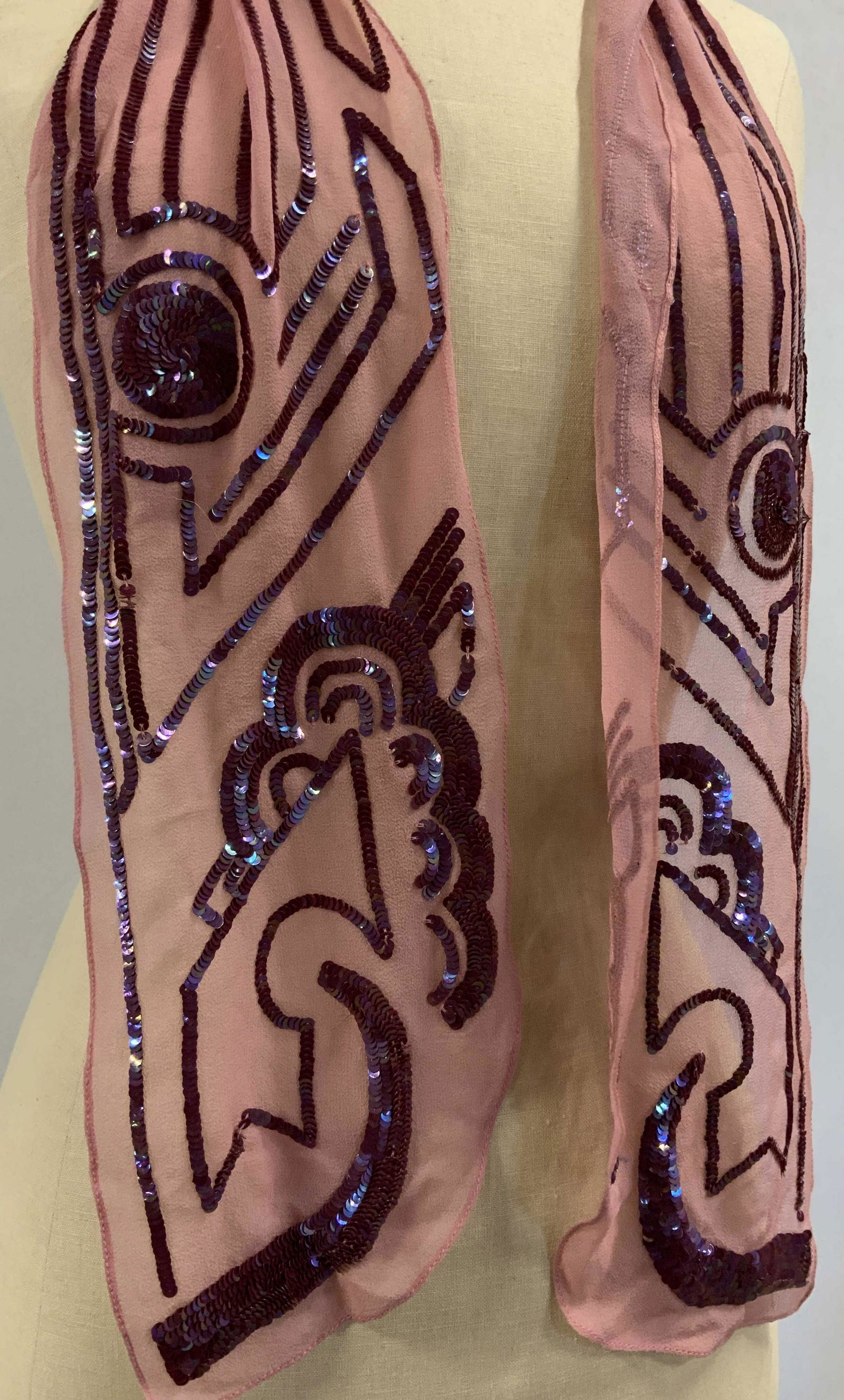 MEGAN PARK Hand Rolled Silk Scarf (1 of 5)