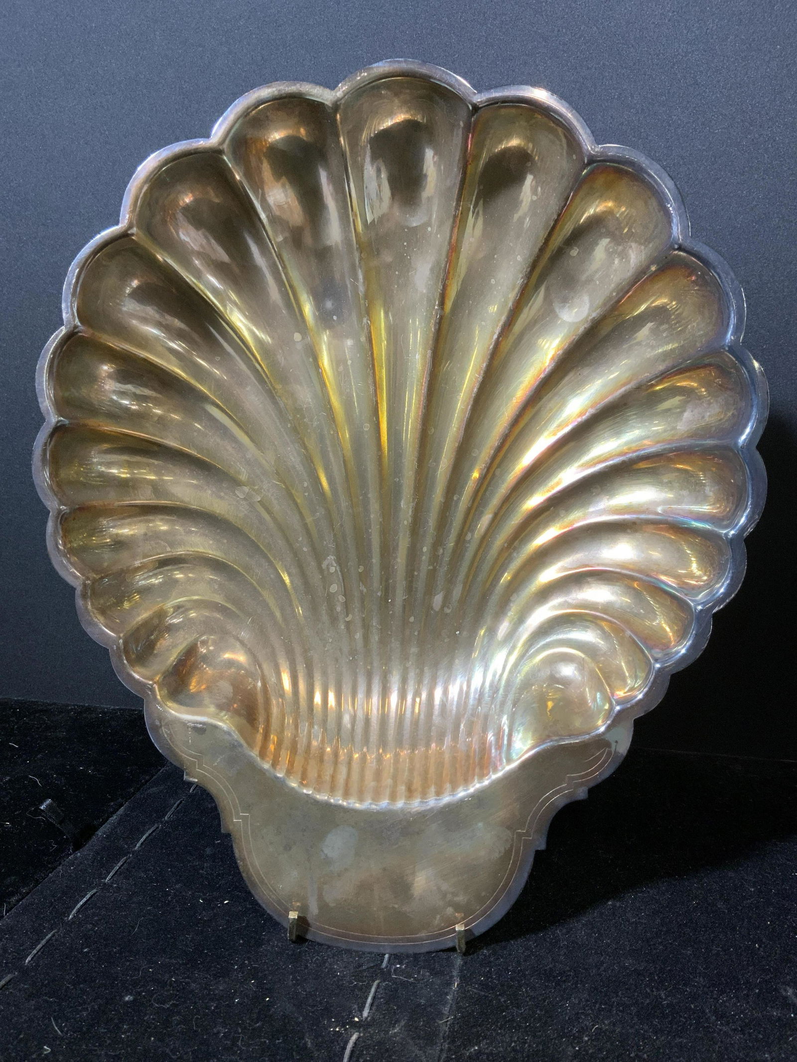 FLEURON Silver Plated Scallop Shell Dish, France (1 of 4)