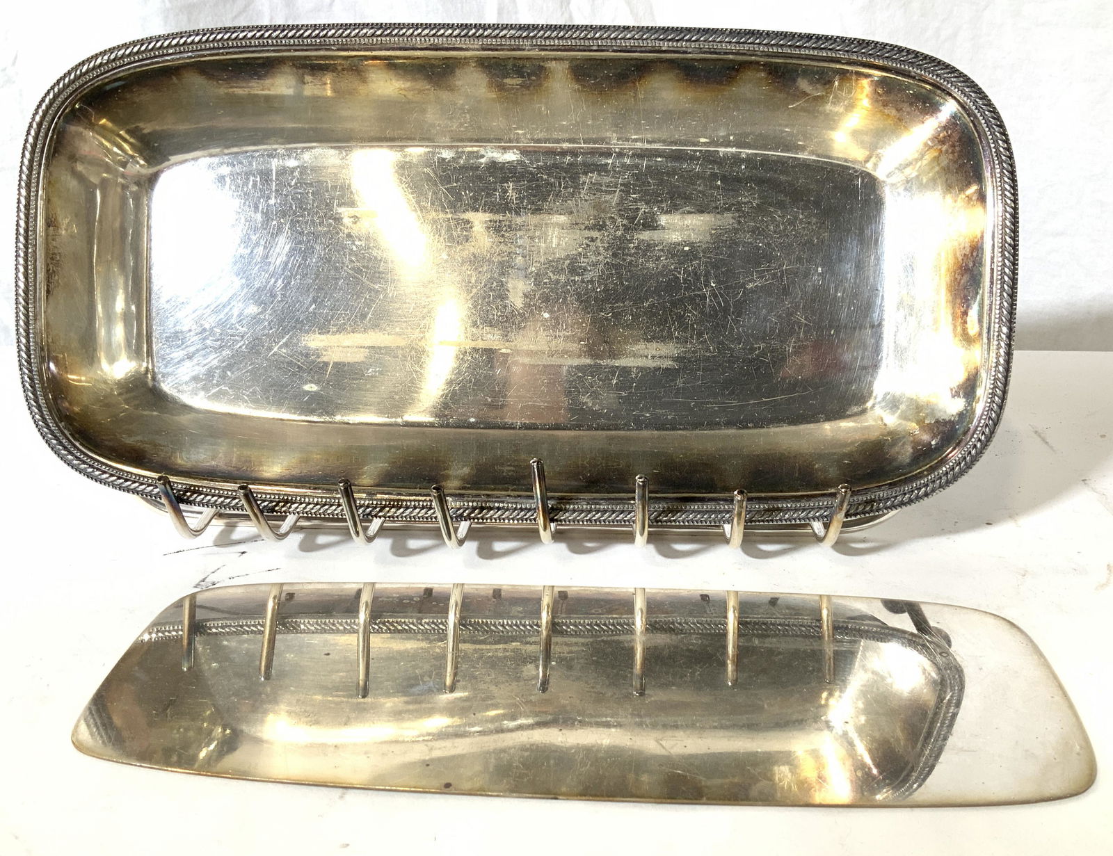 Silver Plated Hallmarked Vintage Covered Server (1 of 6)