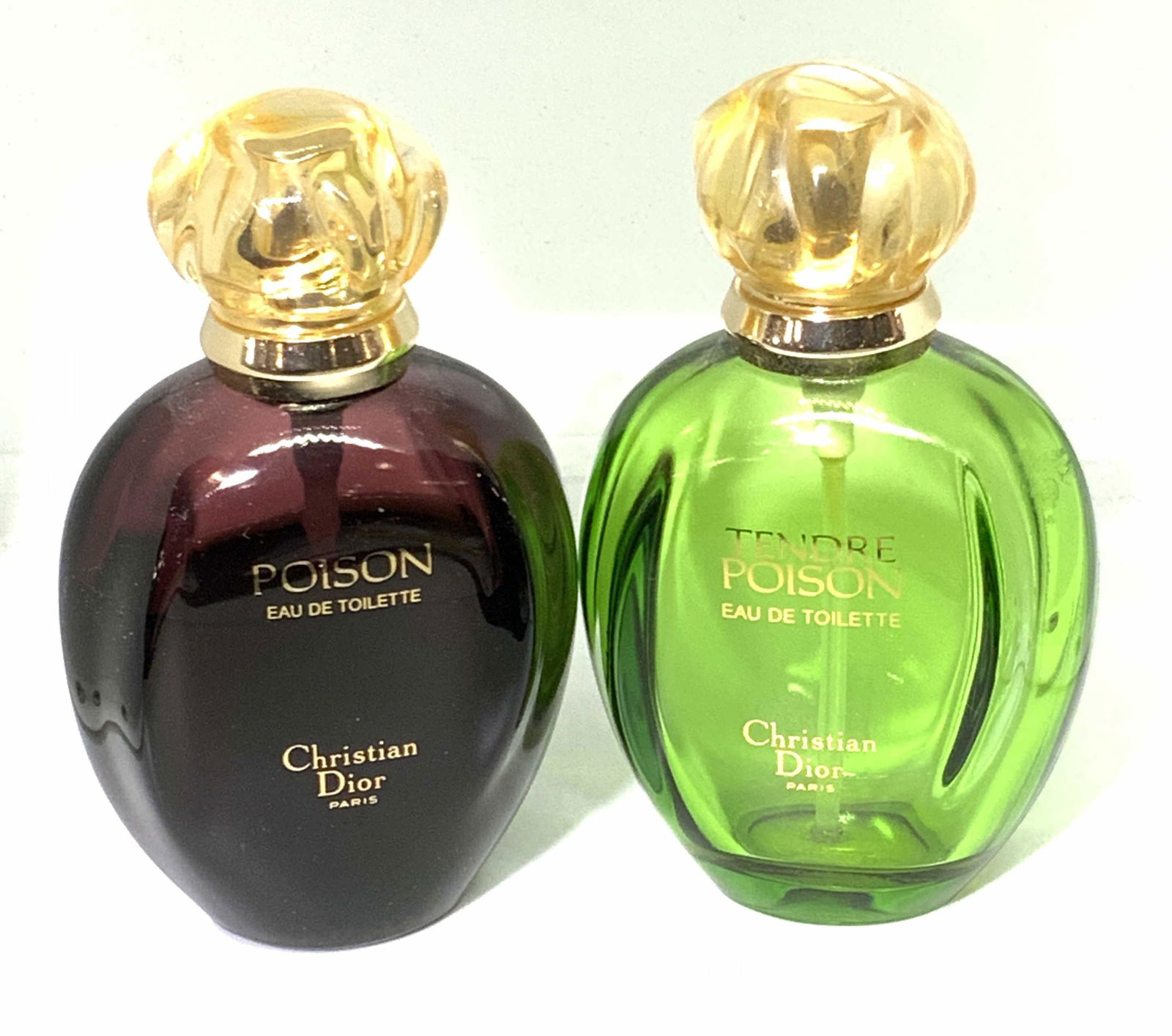 Lot 2 CHRISTIAN DIOR Glass Perfume Bottles (1 of 7)
