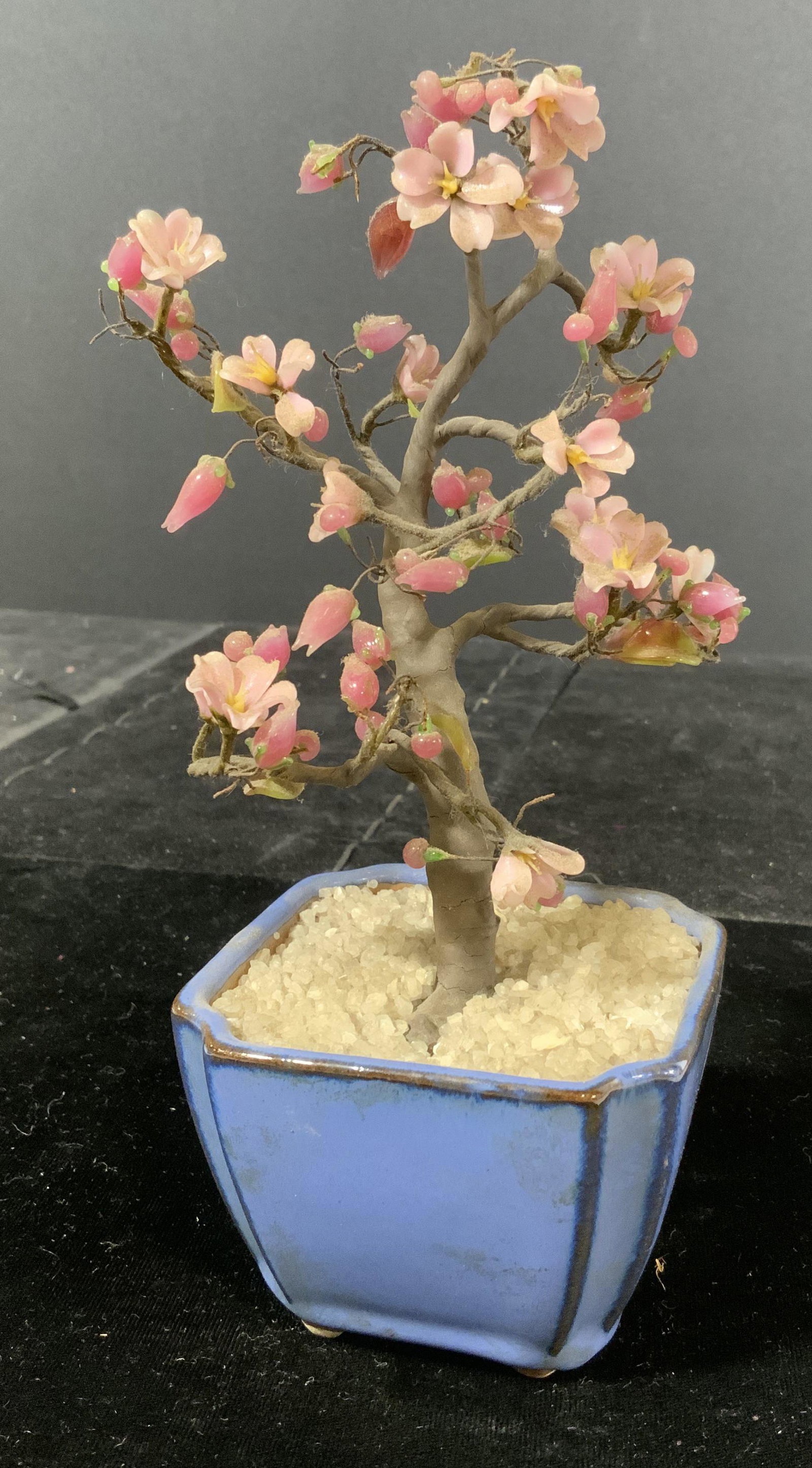 GUMPS Vintage Tabletop Glass Cherry Blossom Tree (1 of 5)