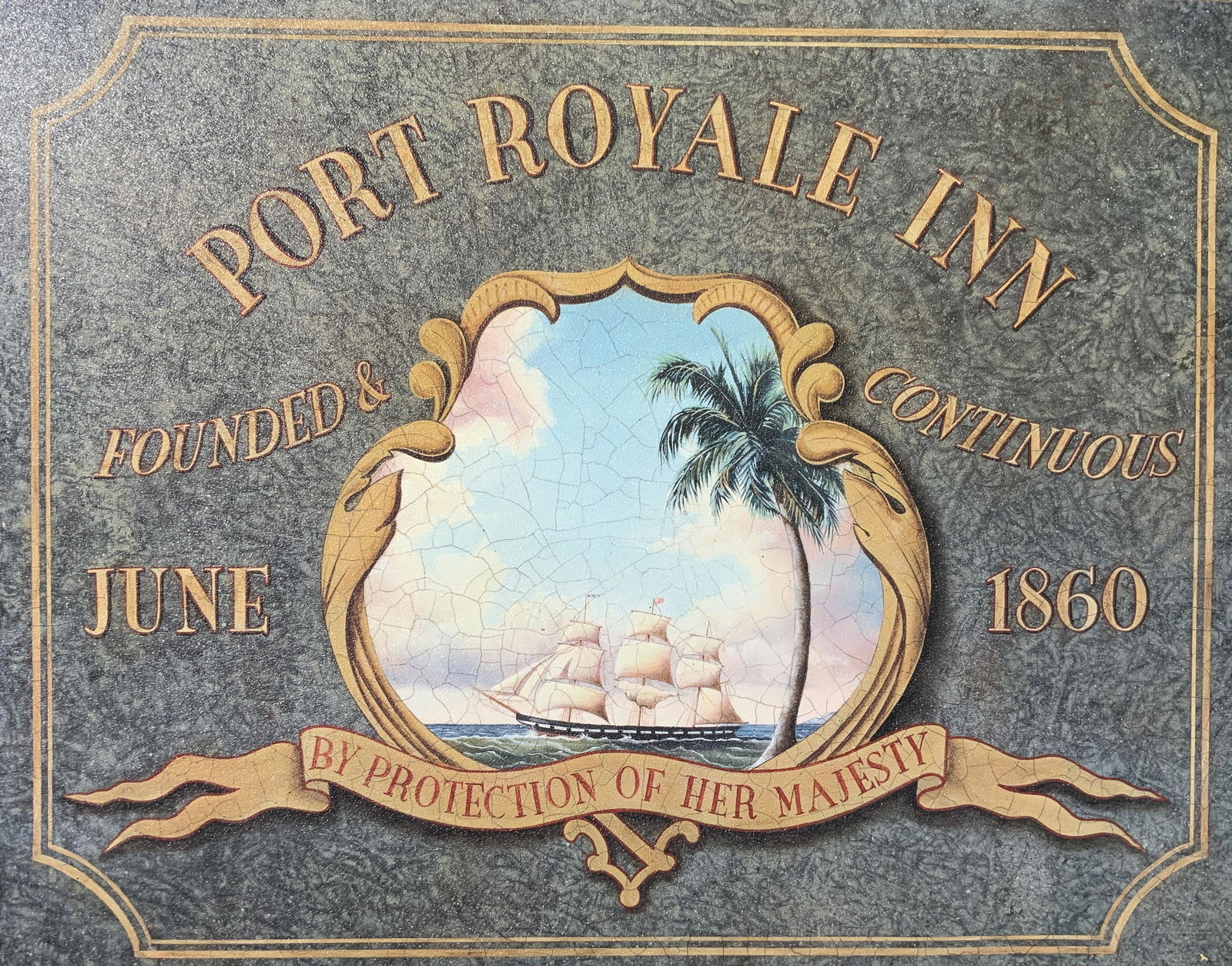 Port Royal Inn Serigraph On Board (1 of 8)