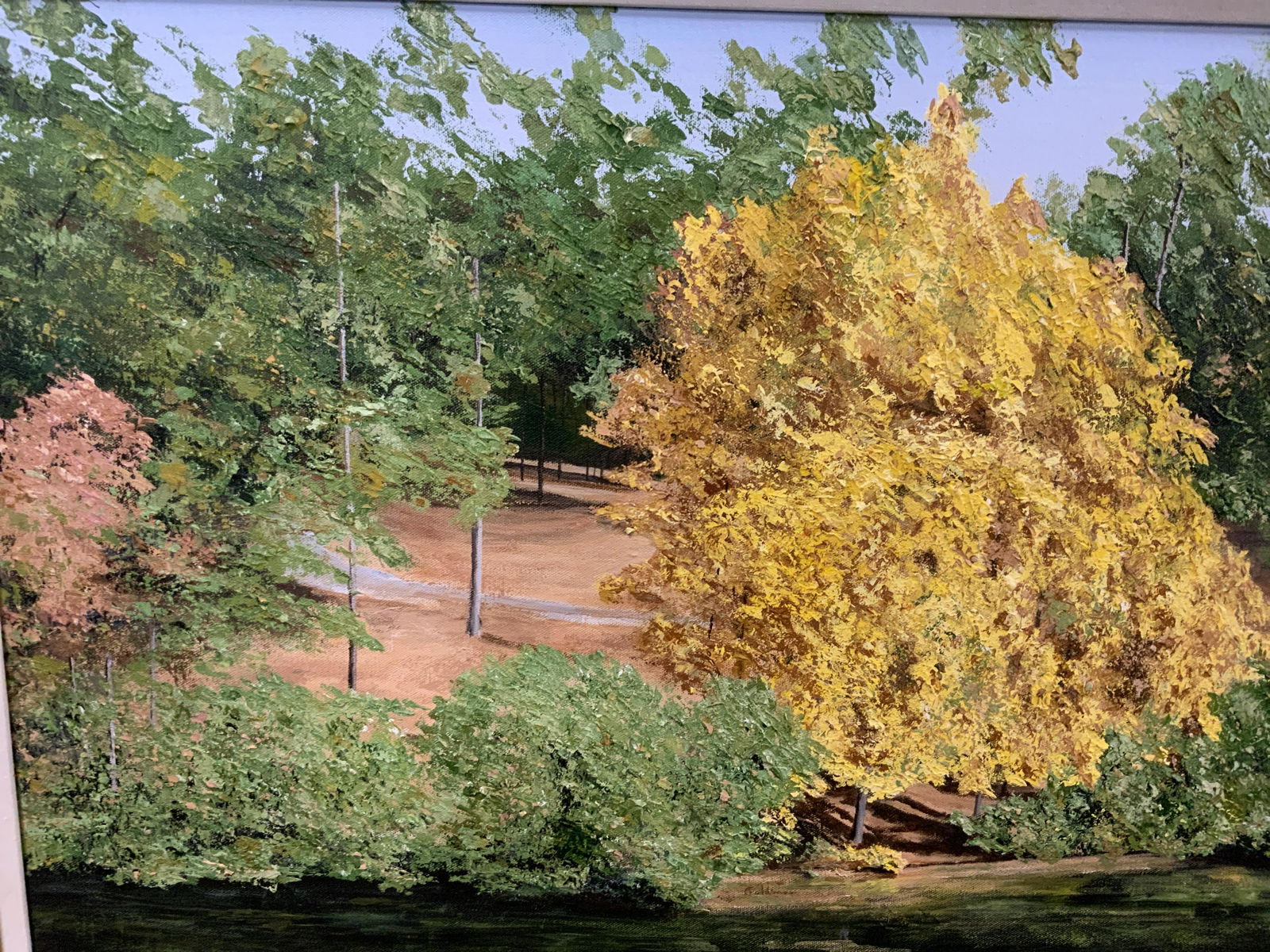 Impressionist Landscape Oil on Canvas (1 of 6)