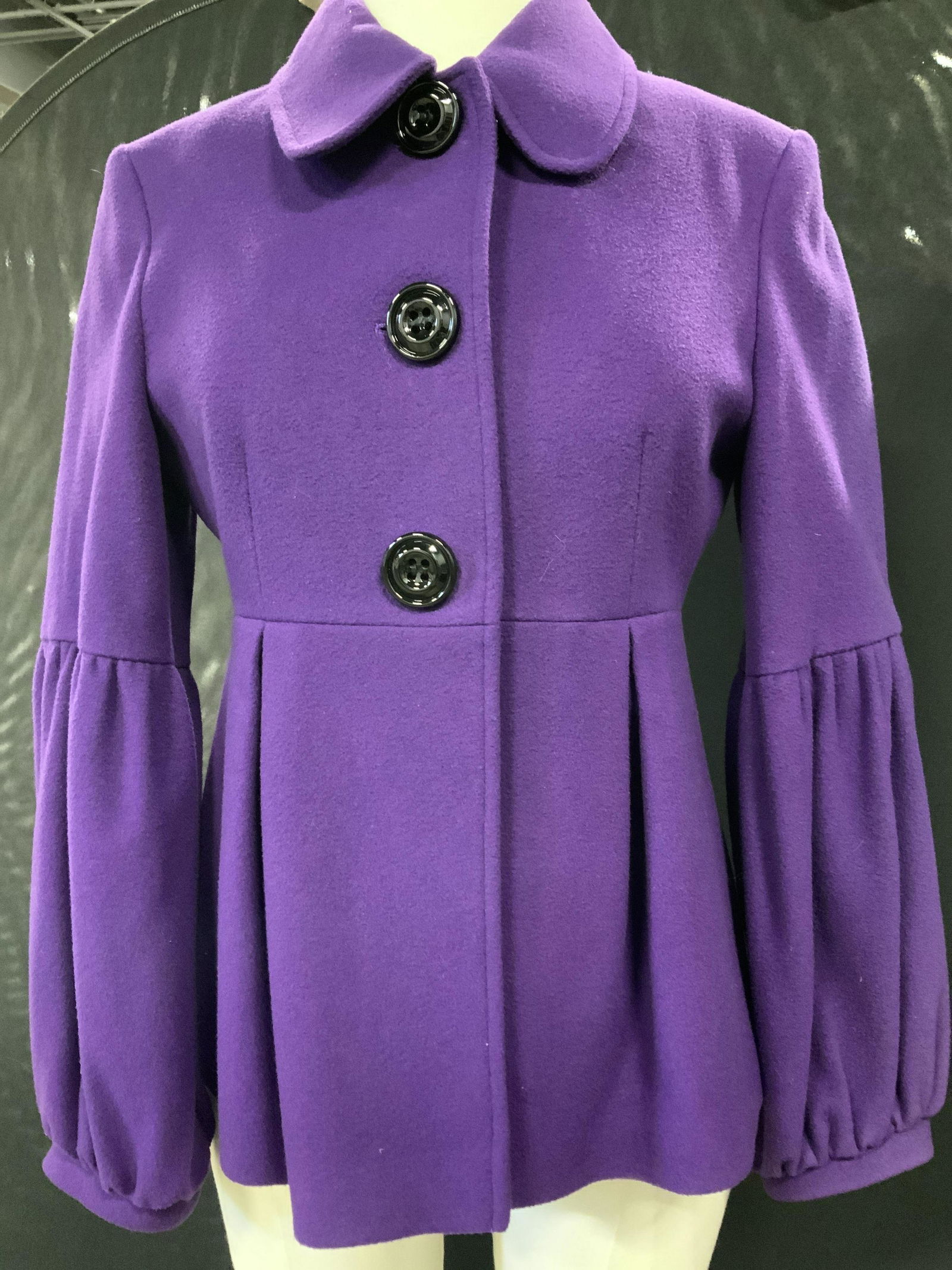 HELENE BERMAN Purple Wool Jacket, London (1 of 7)