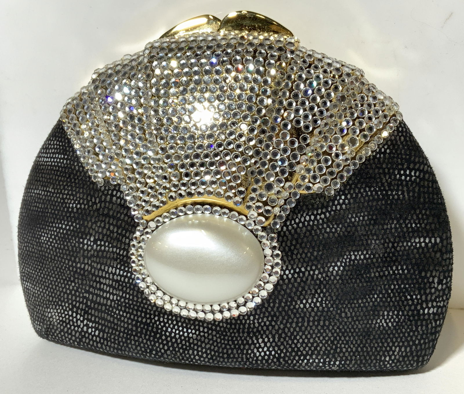 Hard Case Rhinestone Clutch/ shoulder bag (1 of 9)