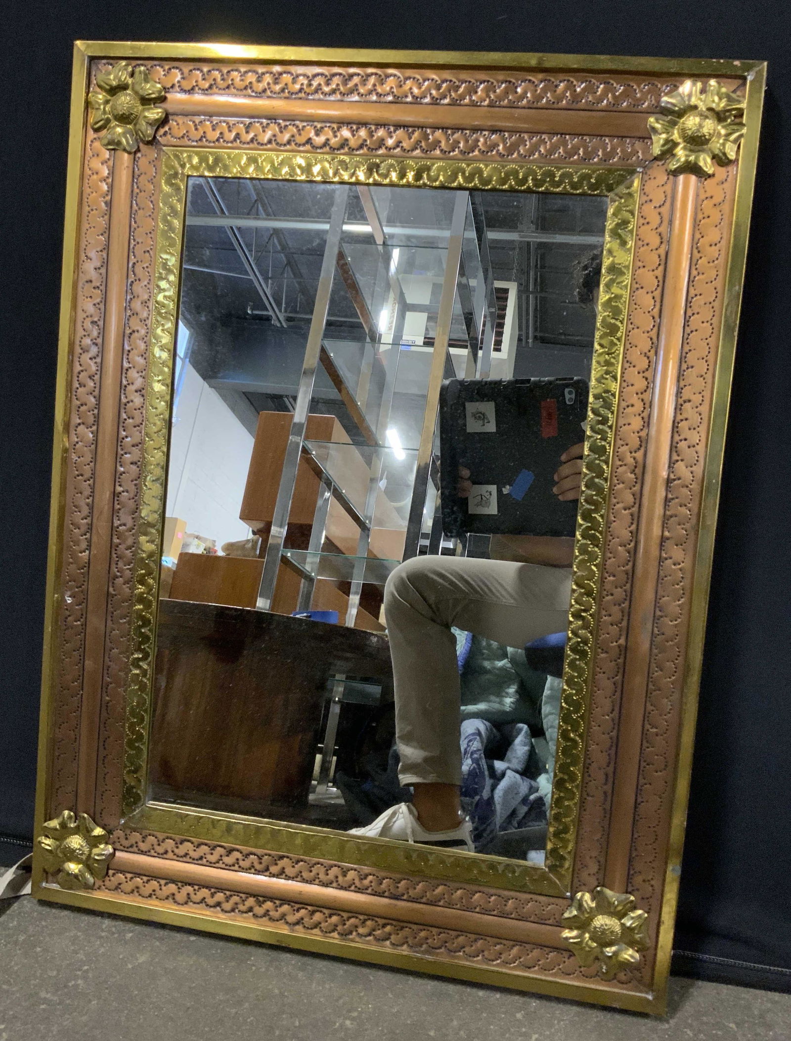 Painted Ornate Metal Frame (1 of 4)