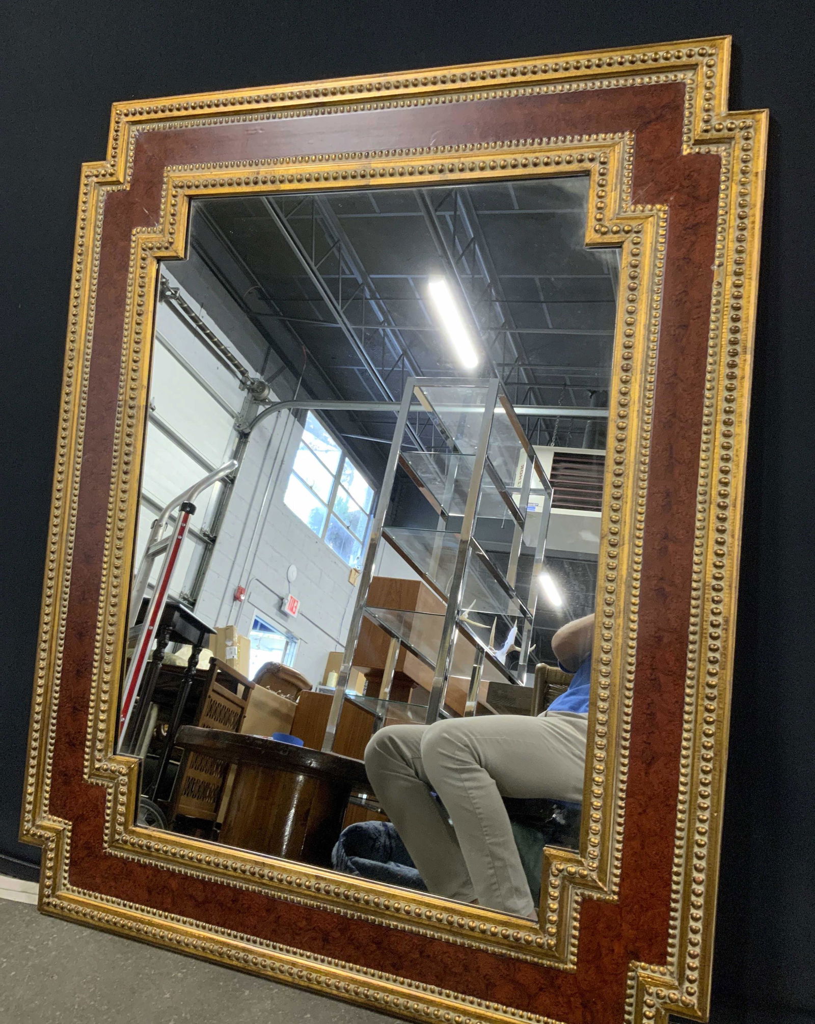Large Framed Ornate Mirror (1 of 4)