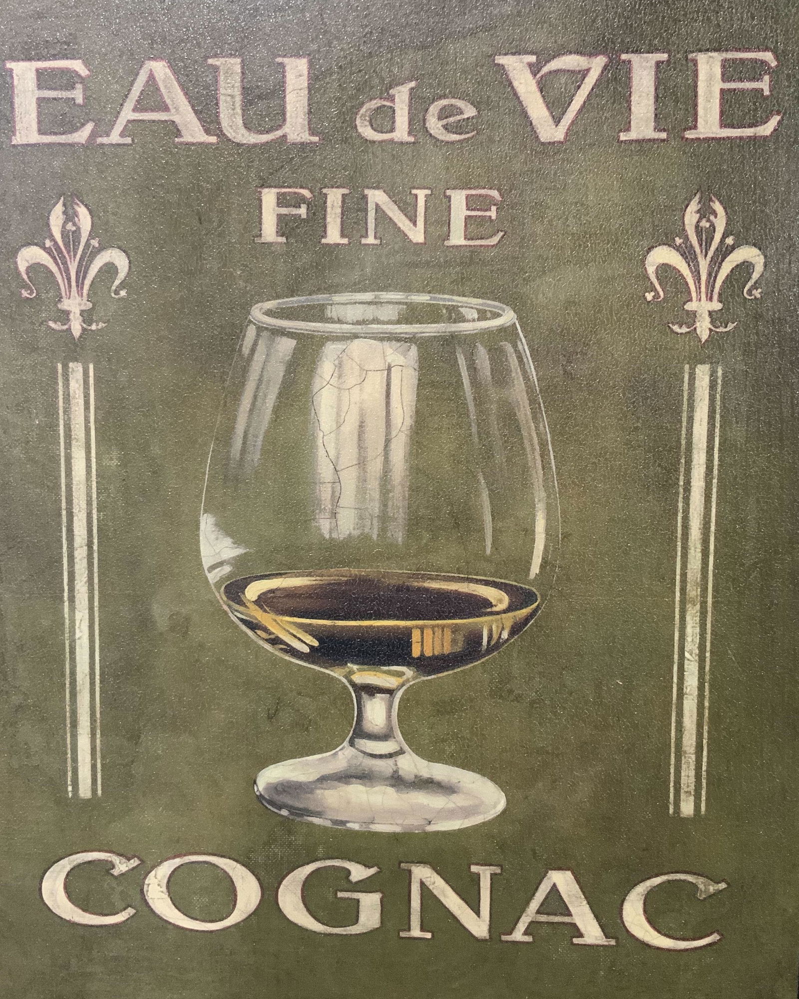 EAU DE VIE FIBE COGNAC French Canvas Print (1 of 5)