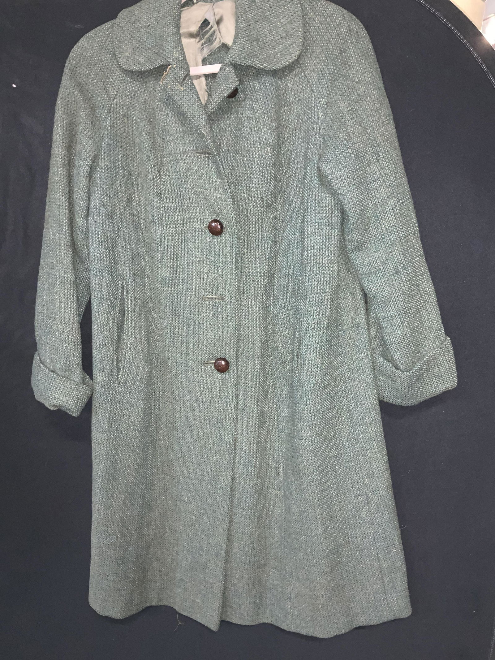 Hand Woven Wool Tweed Hibredean Crofter Coat (1 of 6)
