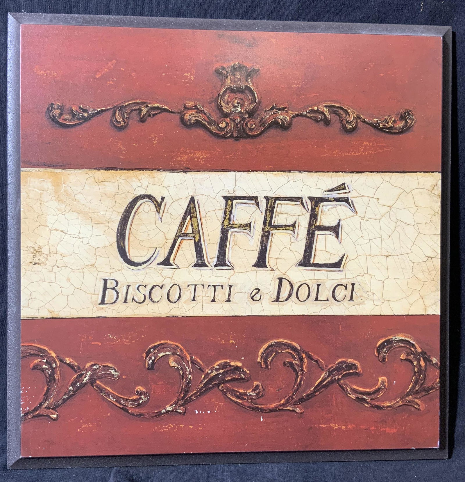 Caffe Biscotti e Dolci Silkscreen on Wood (1 of 6)