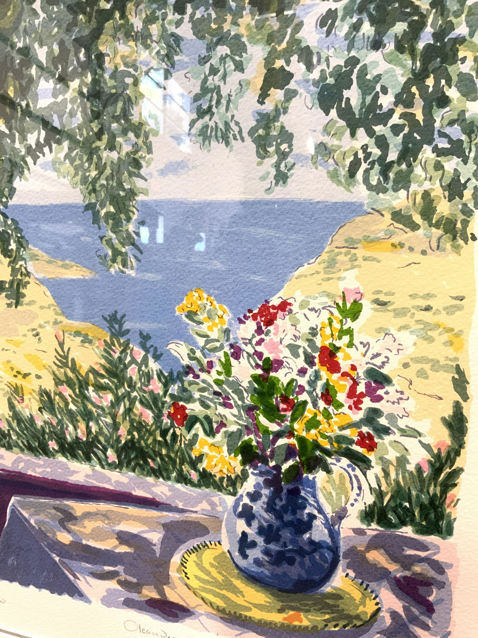 C. PENNY Signed Beach Lmt Ed Print of Watercolor (1 of 5)