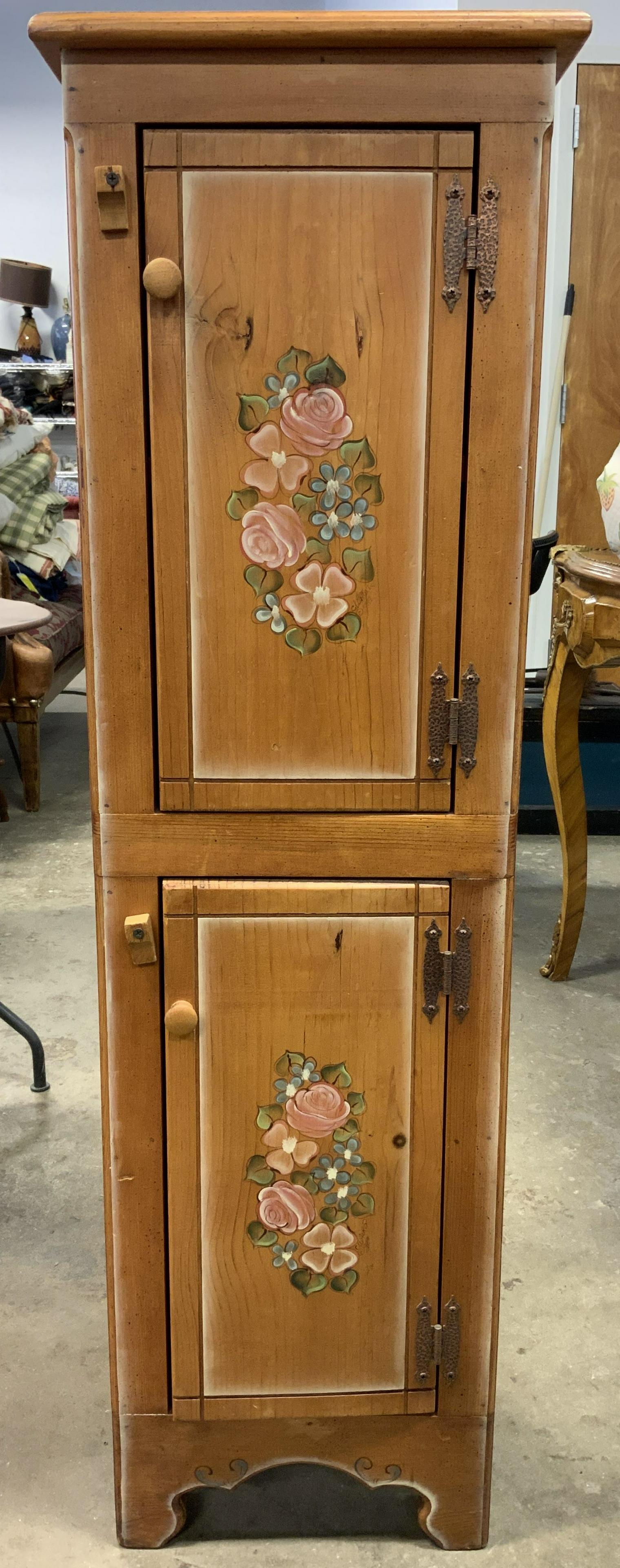 Vintage Wooden Hand Painted Cabinet (1 of 7)