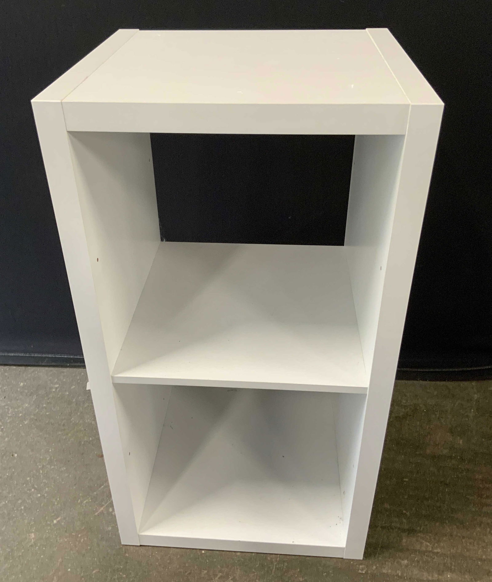 White Wooden Cubical Bookshelf (1 of 7)
