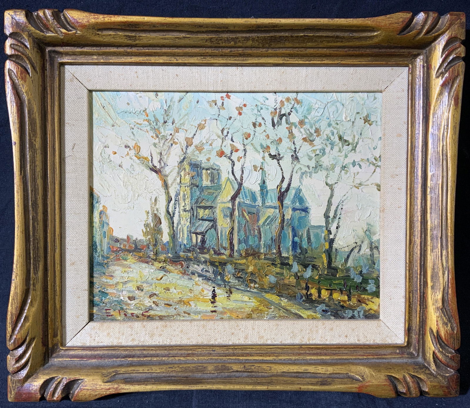 Countryside House Oil on Canvas (1 of 8)