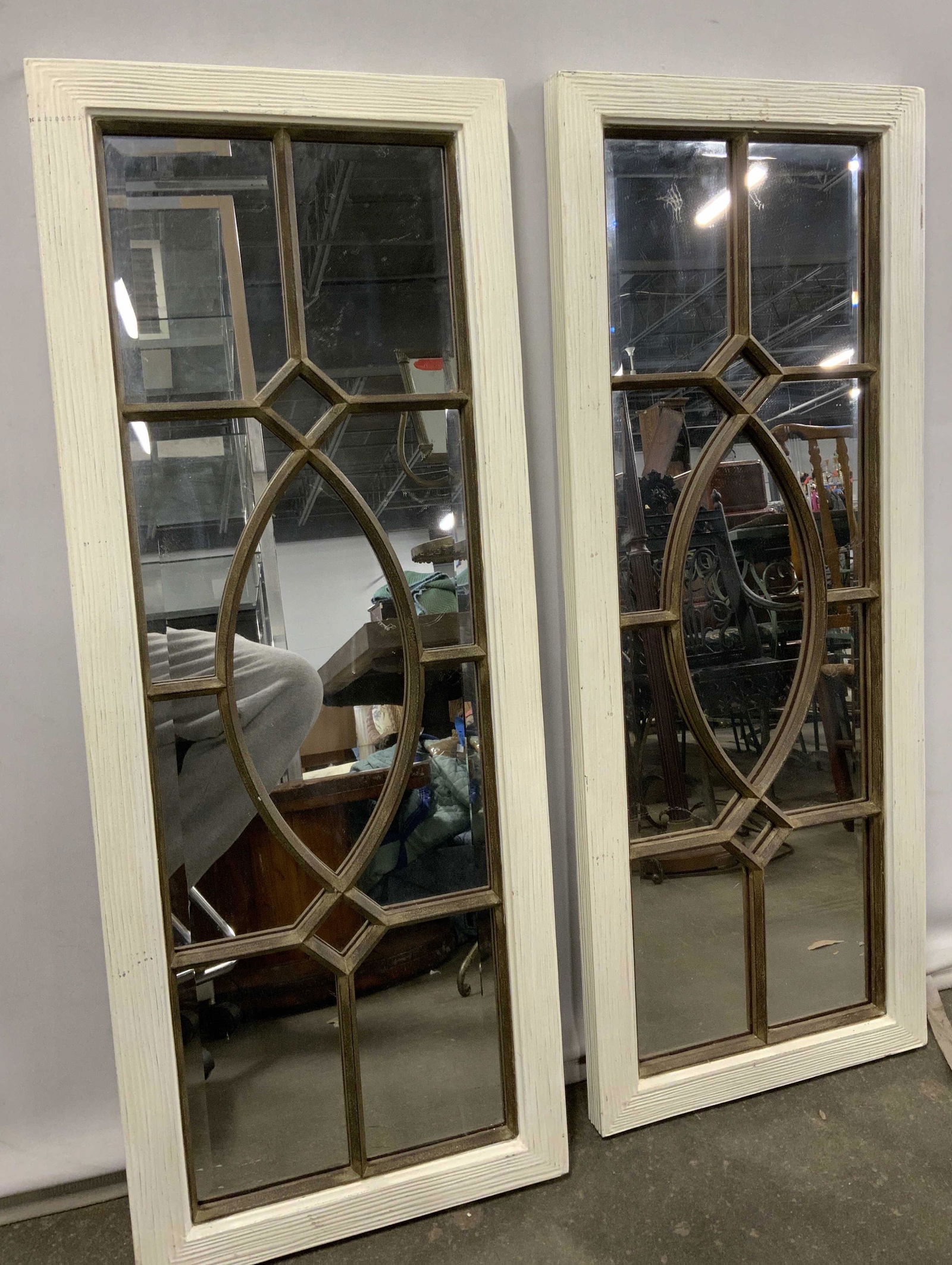 Vintage Decorative Wood Mirrors, set of 2 (1 of 6)