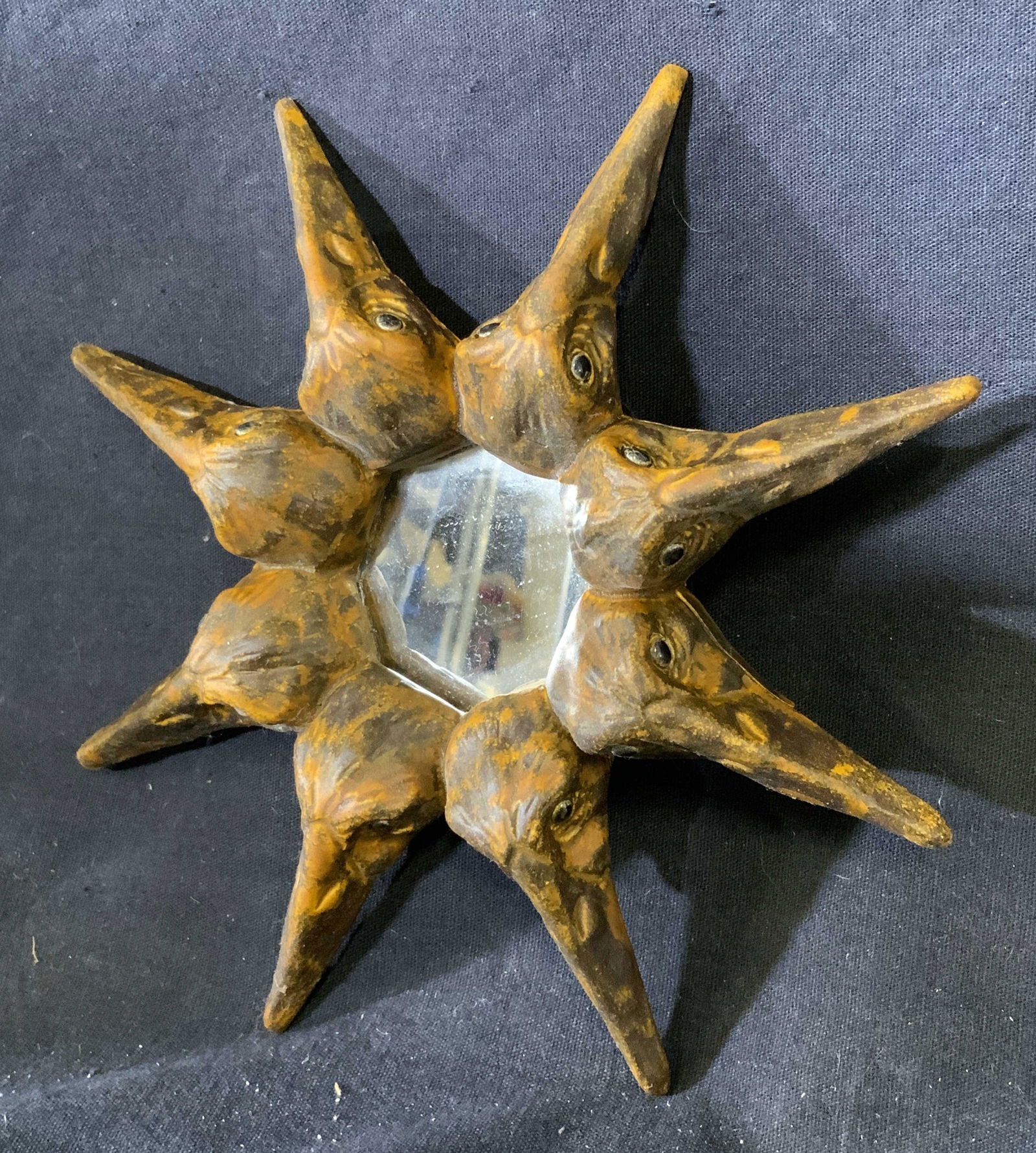 Bird Motif Small Decorative Wall Accent Mirror (1 of 5)