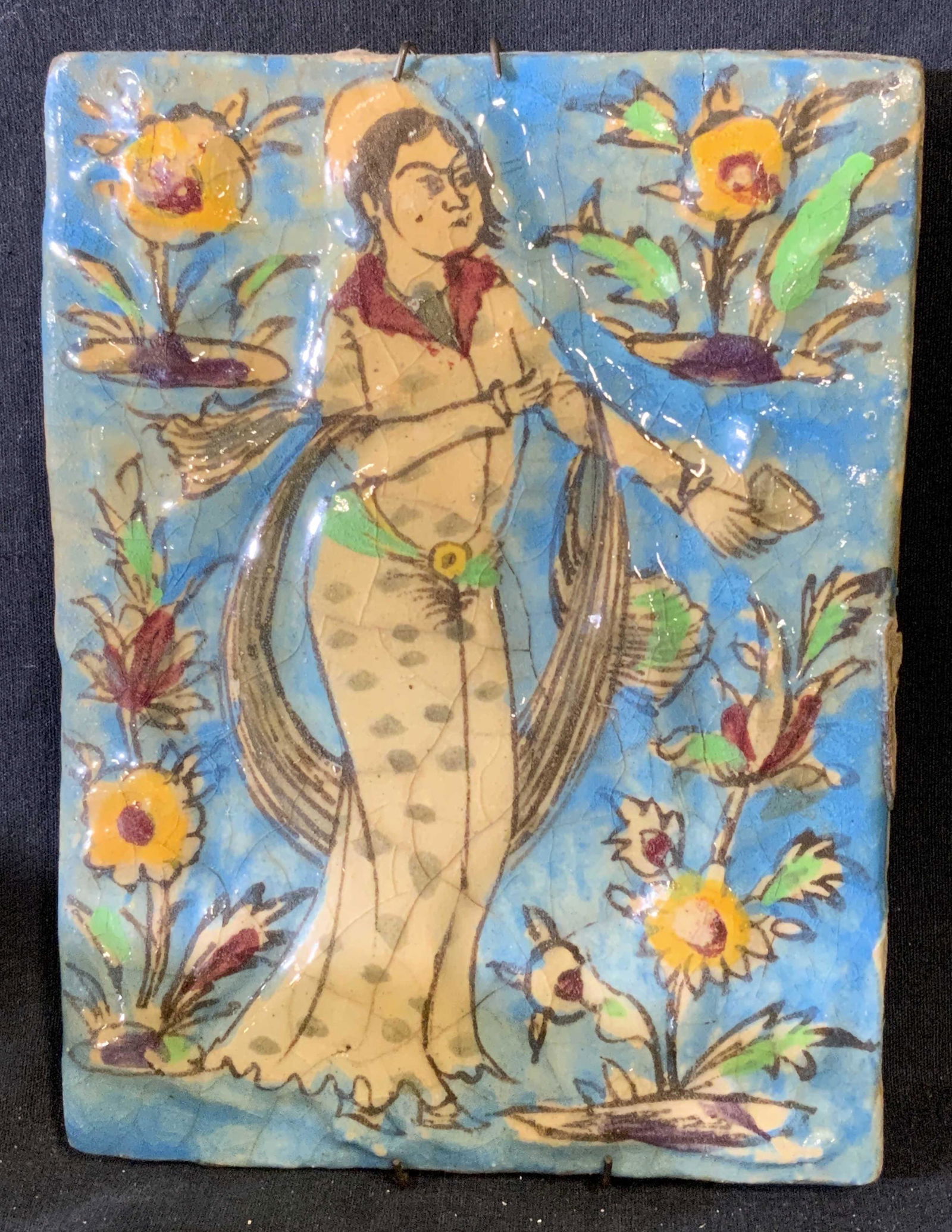 Painted Ceramic Tile Artwork (1 of 5)