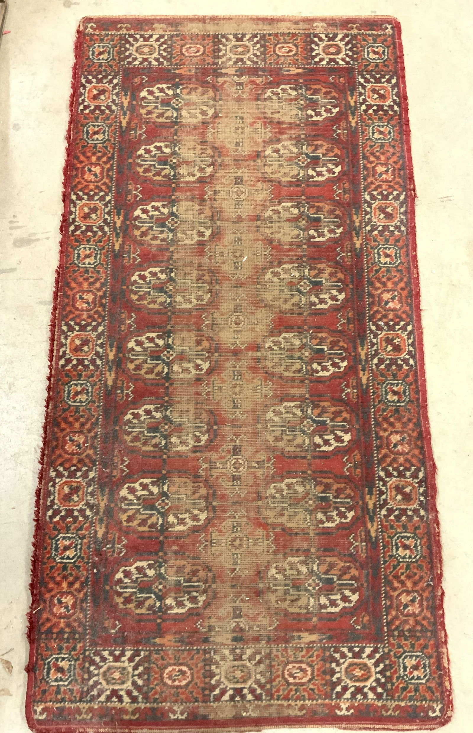 Vintage Handmade Caucasian Wool Rug (1 of 8)