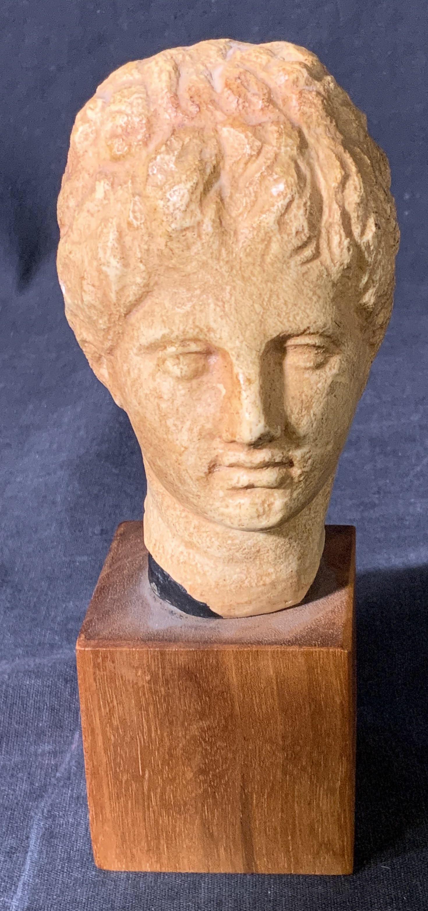 ALVA STUDIOS Signed Stone Bust of Greco-Roman God (1 of 5)